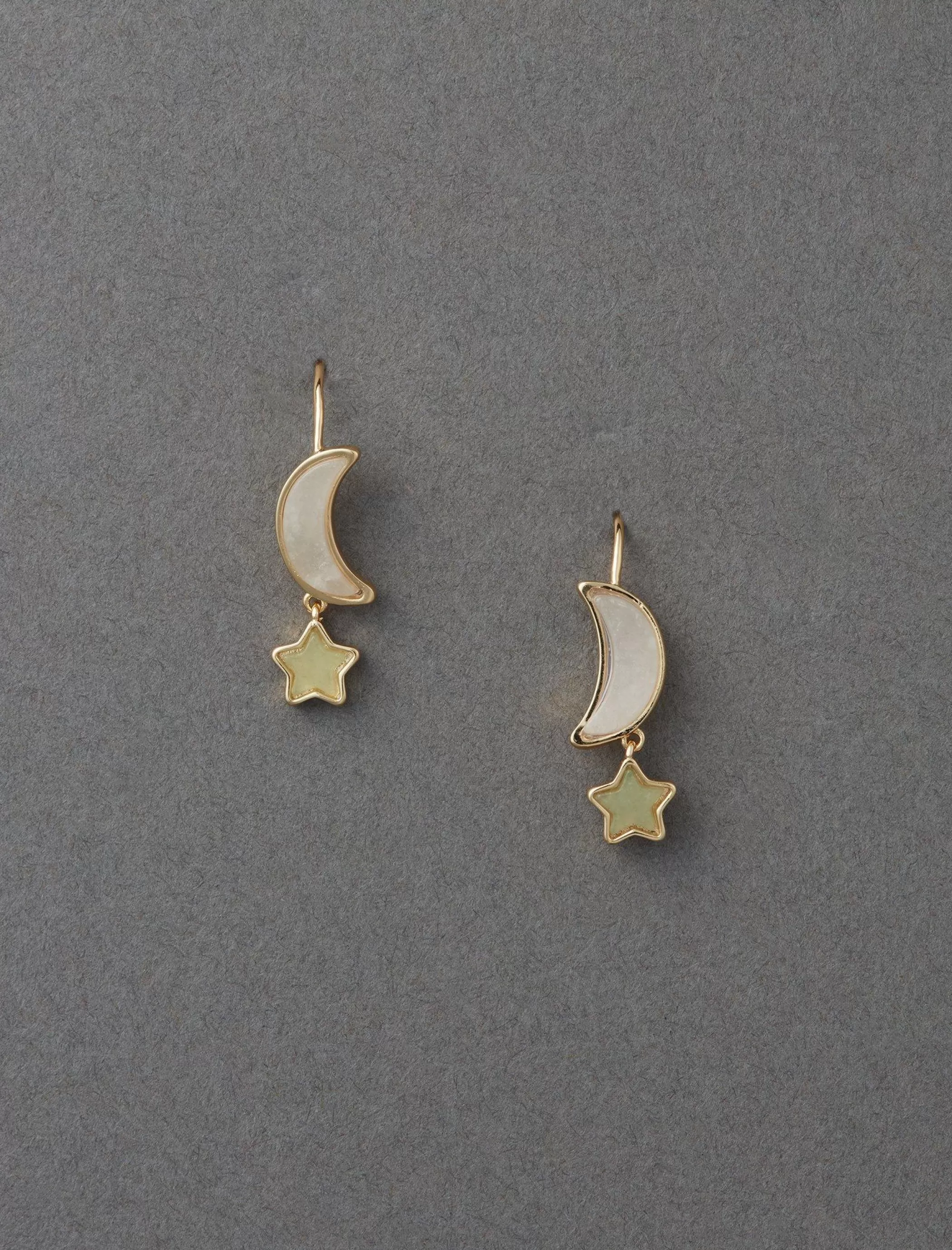 Lucky Brand Jewelry*14k gld plated moon drop ear gold