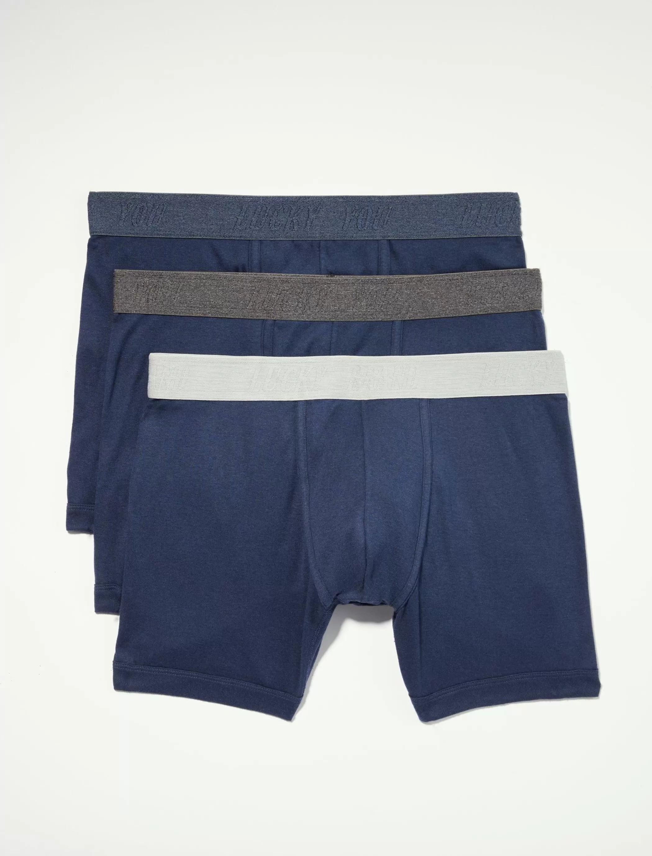 Lucky Brand Underwear & Sleepwear | Loungewear*3 pack cotton modal boxer briefs medium light blue