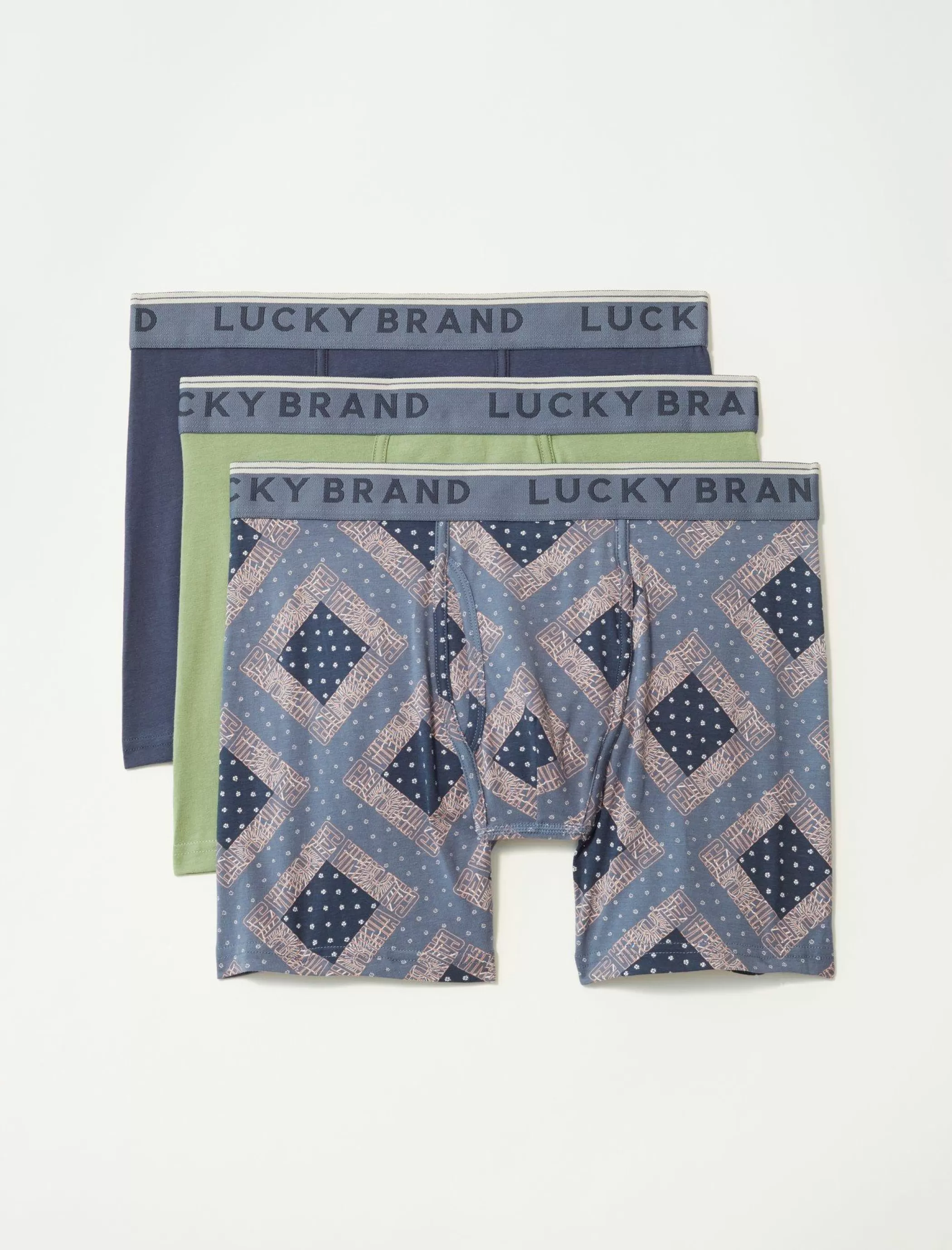 Lucky Brand Underwear & Sleepwear | Loungewear*3 pack stretch boxer briefs multi