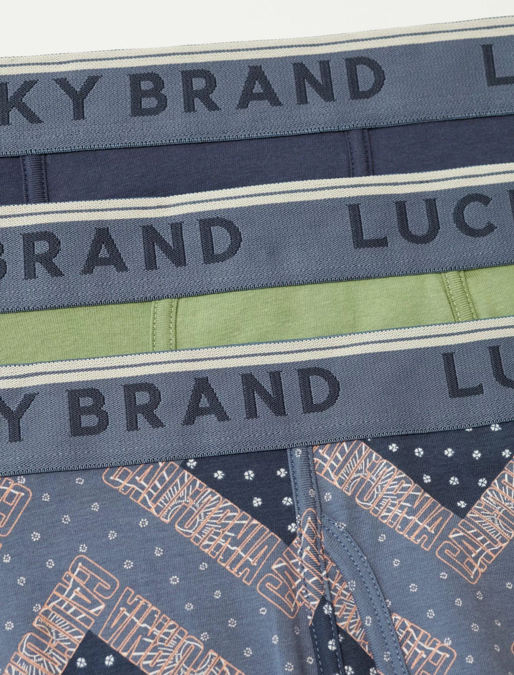 Lucky Brand Underwear & Sleepwear | Loungewear*3 pack stretch boxer briefs multi