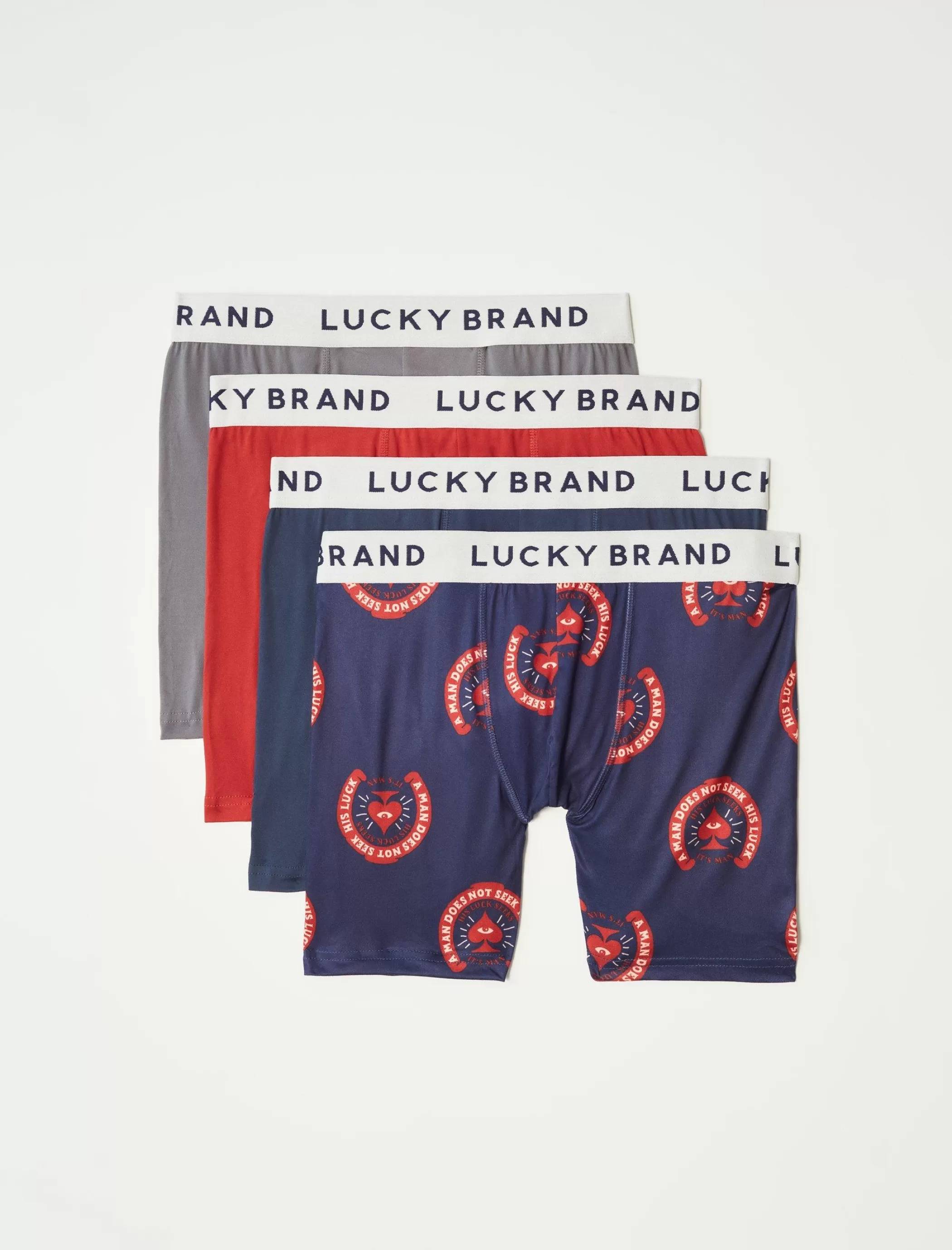 Lucky Brand Underwear & Sleepwear | Loungewear*4 pack essential soft boxer briefs multi