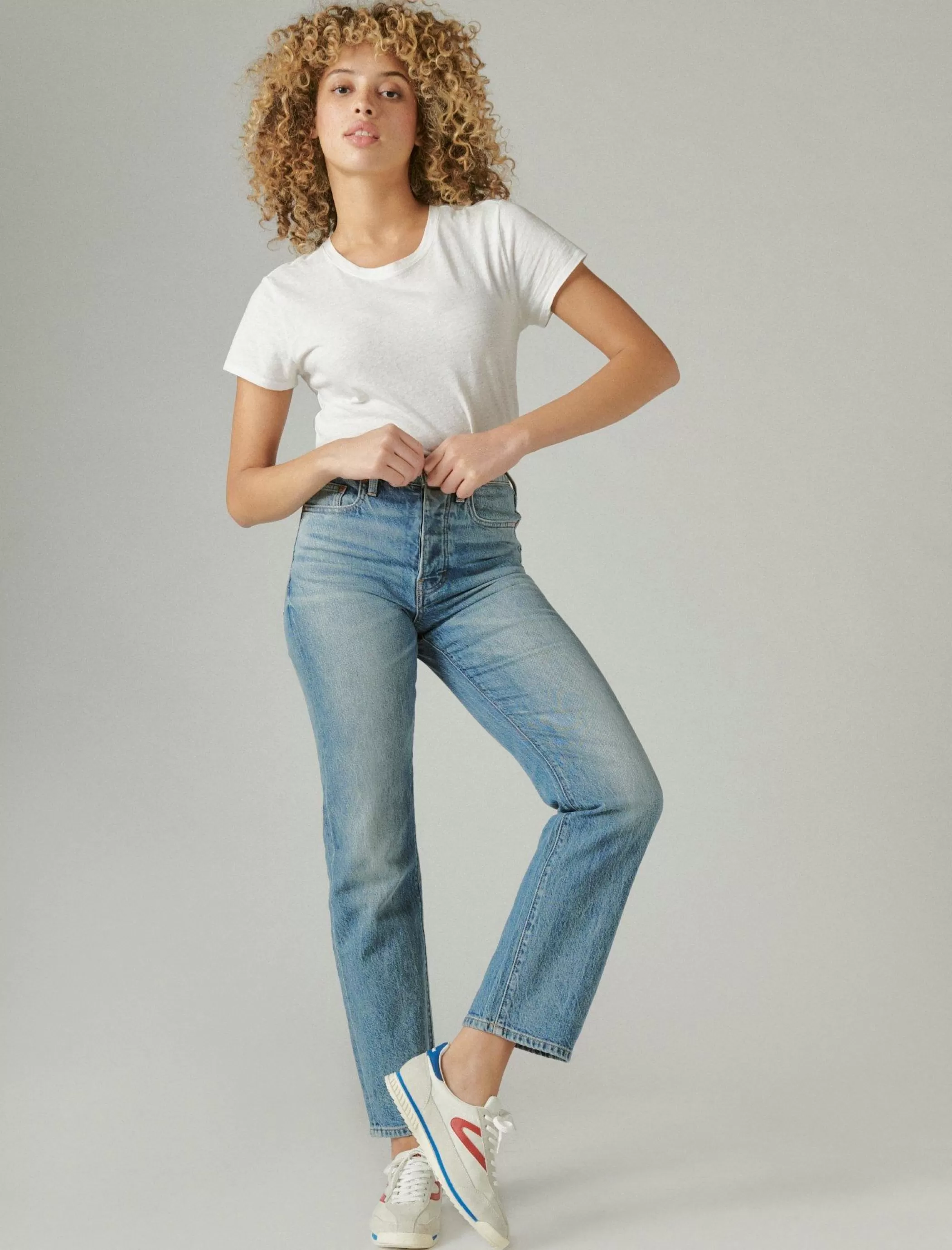 Lucky Brand Jeans | 90's*90's loose high rise straight gilman blue