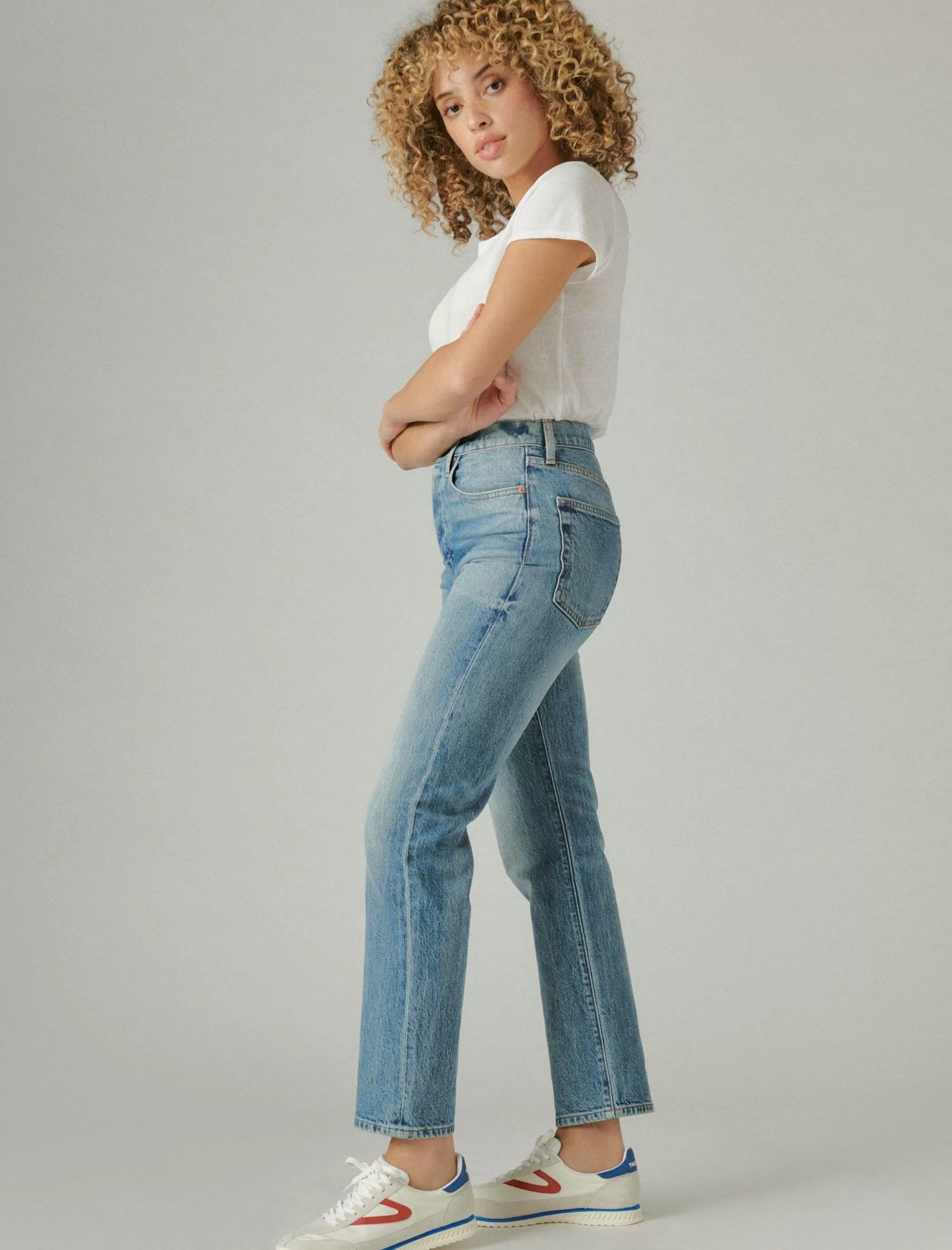 Lucky Brand Jeans | 90's*90's loose high rise straight gilman blue