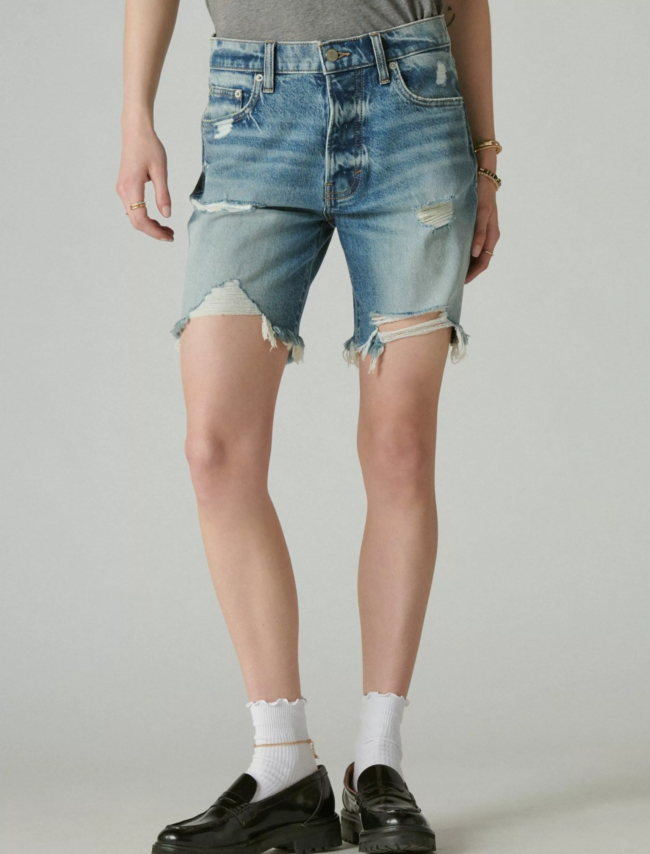 Lucky Brand Shorts*90s loose short red carpet dest ct