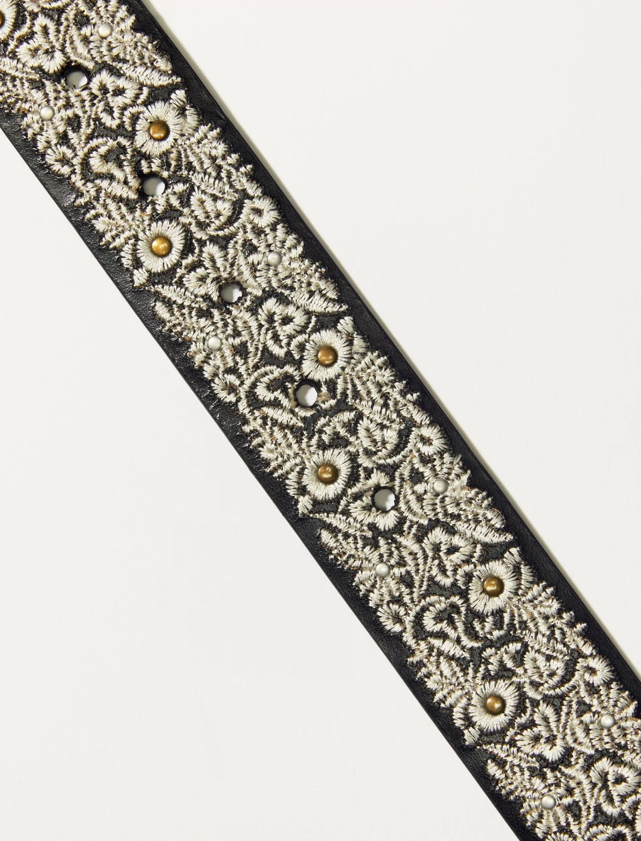 Lucky Brand Belts*all over floral embroidered multi