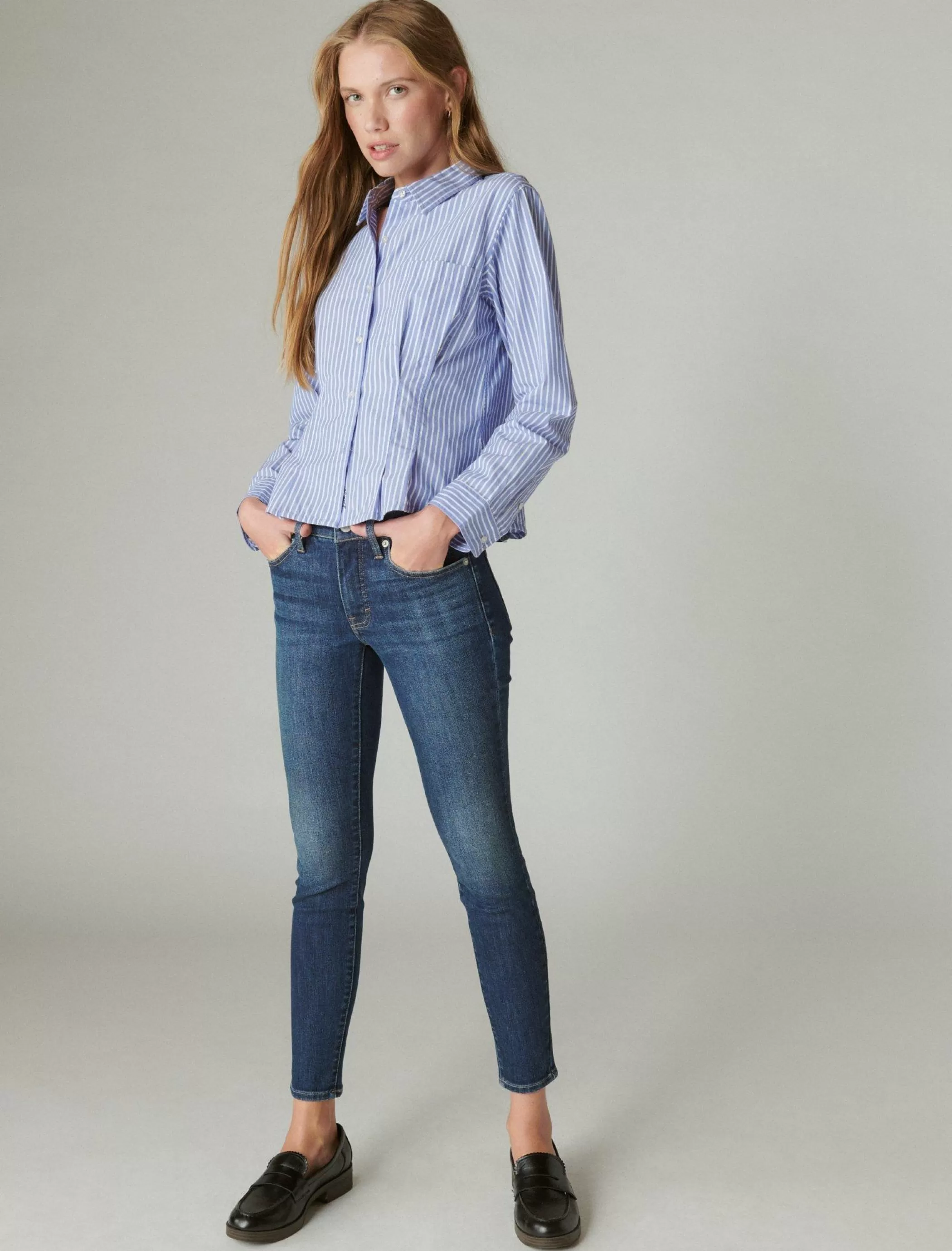 Lucky Brand Jeans | Skinny*ava mid rise skinny high peak