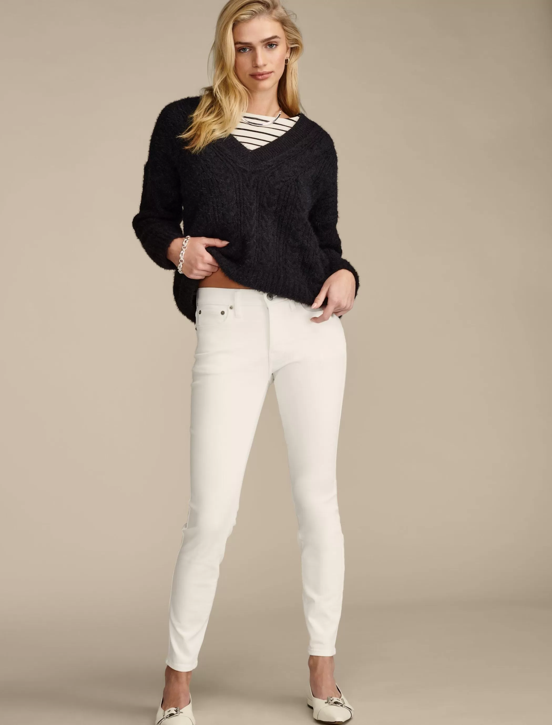 Lucky Brand Jeans | Skinny*ava mid rise skinny bright white