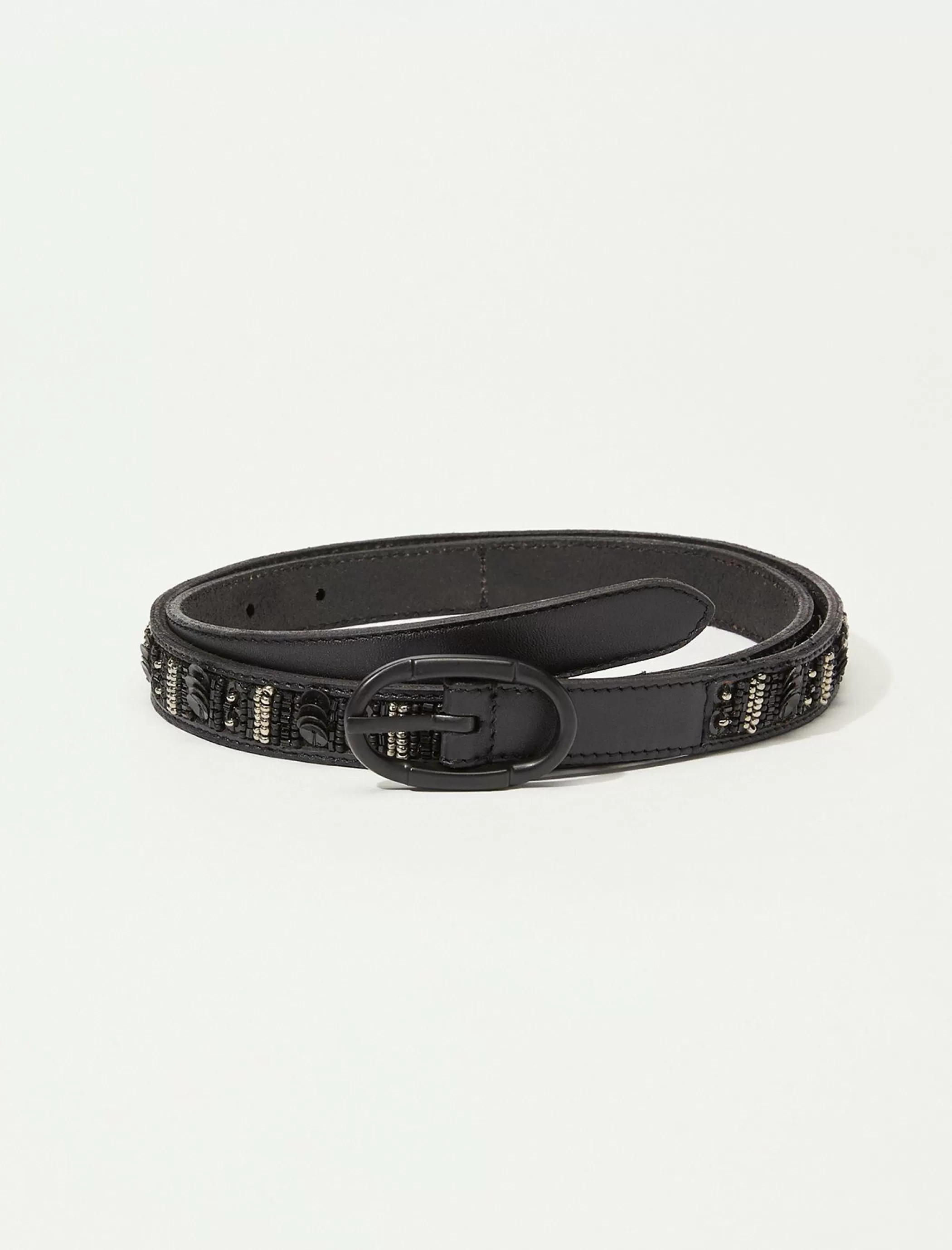 Lucky Brand Belts* multi beaded belt black