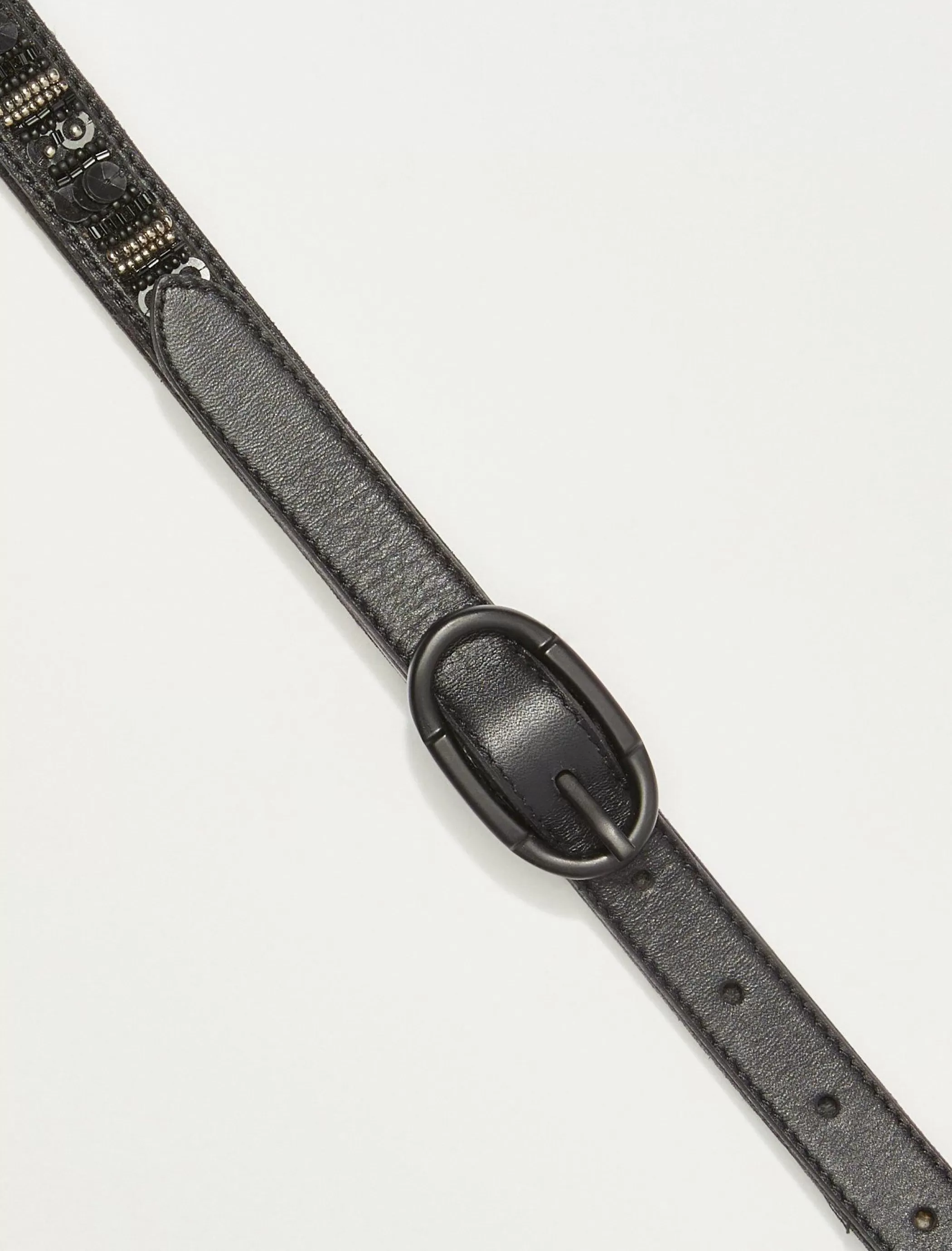 Lucky Brand Belts* multi beaded belt black