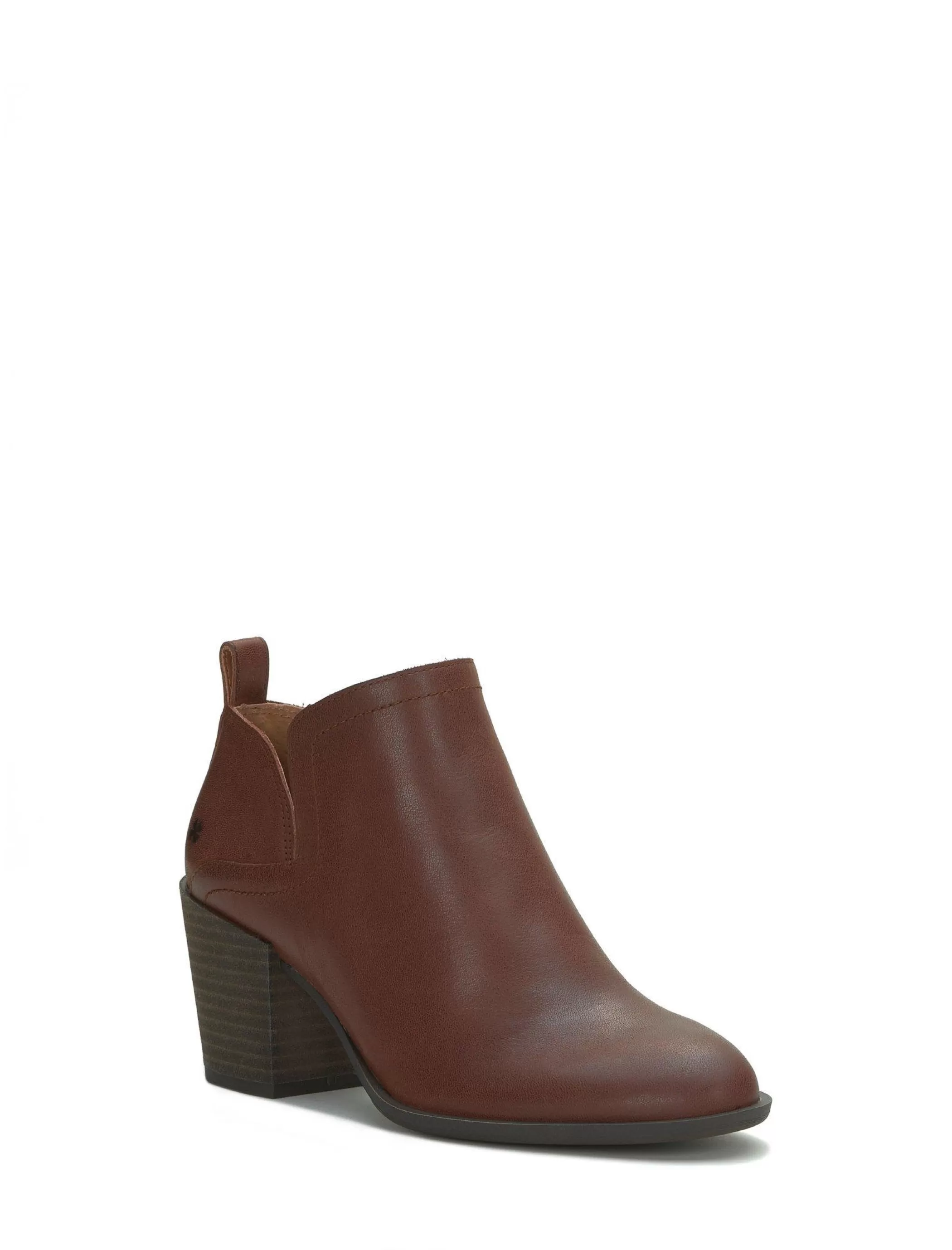 Lucky Brand Shoes*branndi heeled bootie dark brown