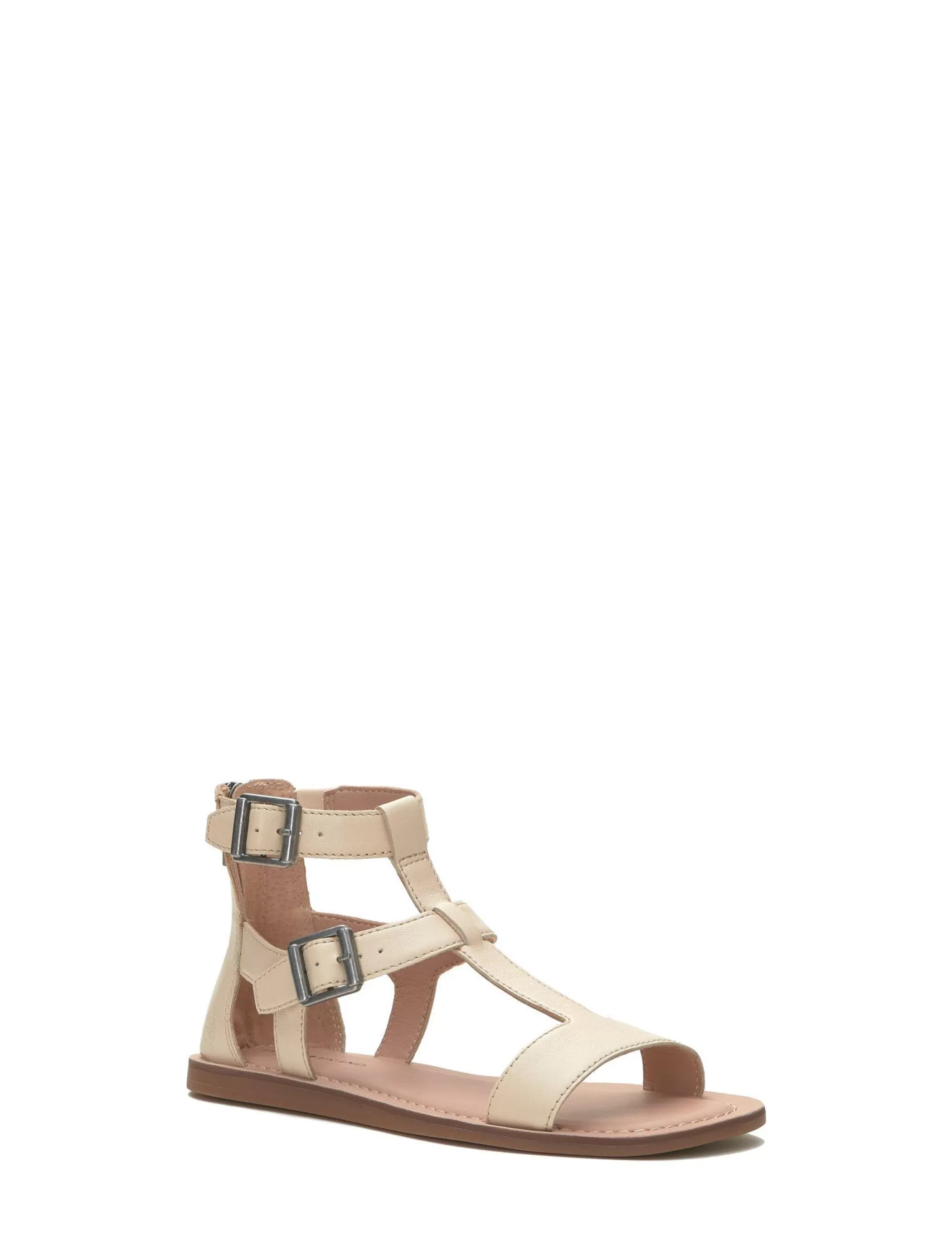 Lucky Brand Shoes*brelin buckle sandal white