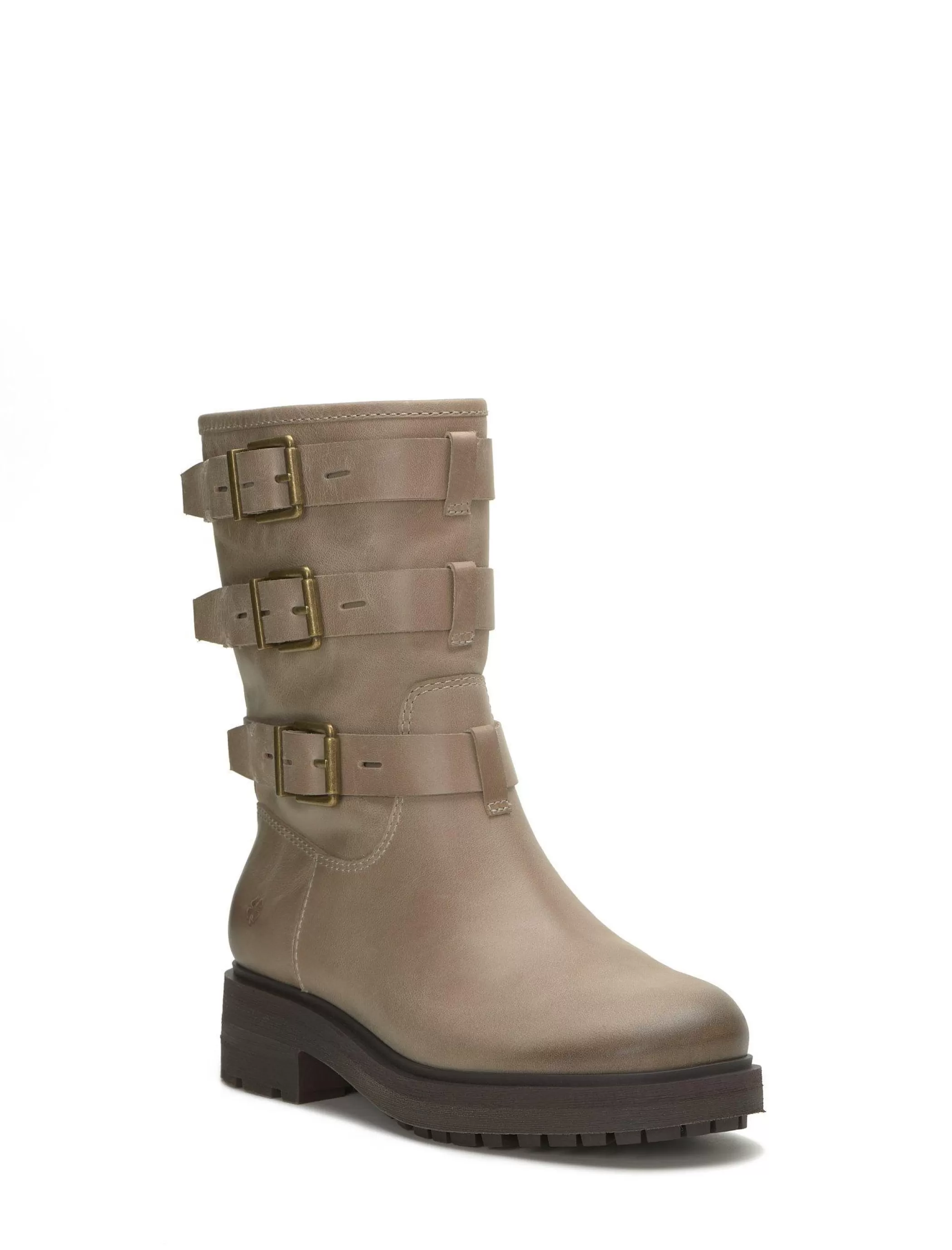 Lucky Brand Shoes*cheviss biker boot medium light grey