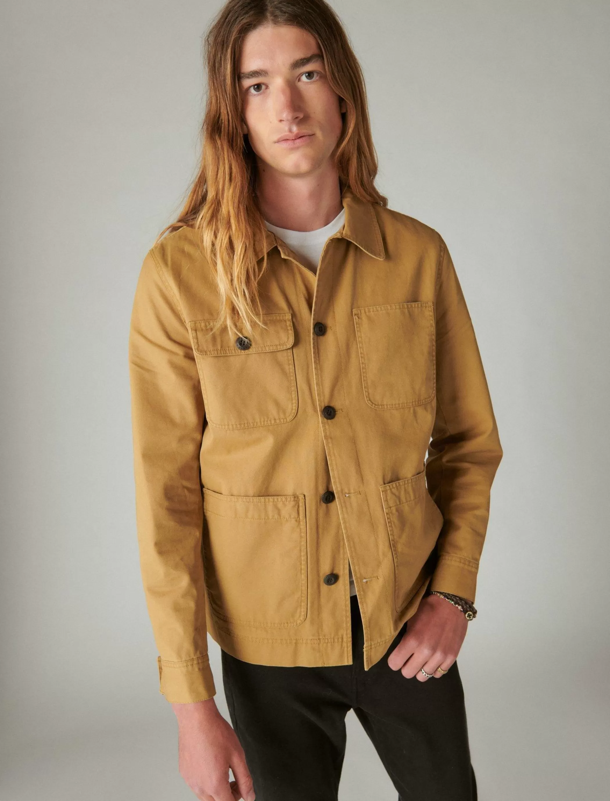 Lucky Brand Jackets & Outerwear*chore jacket sand