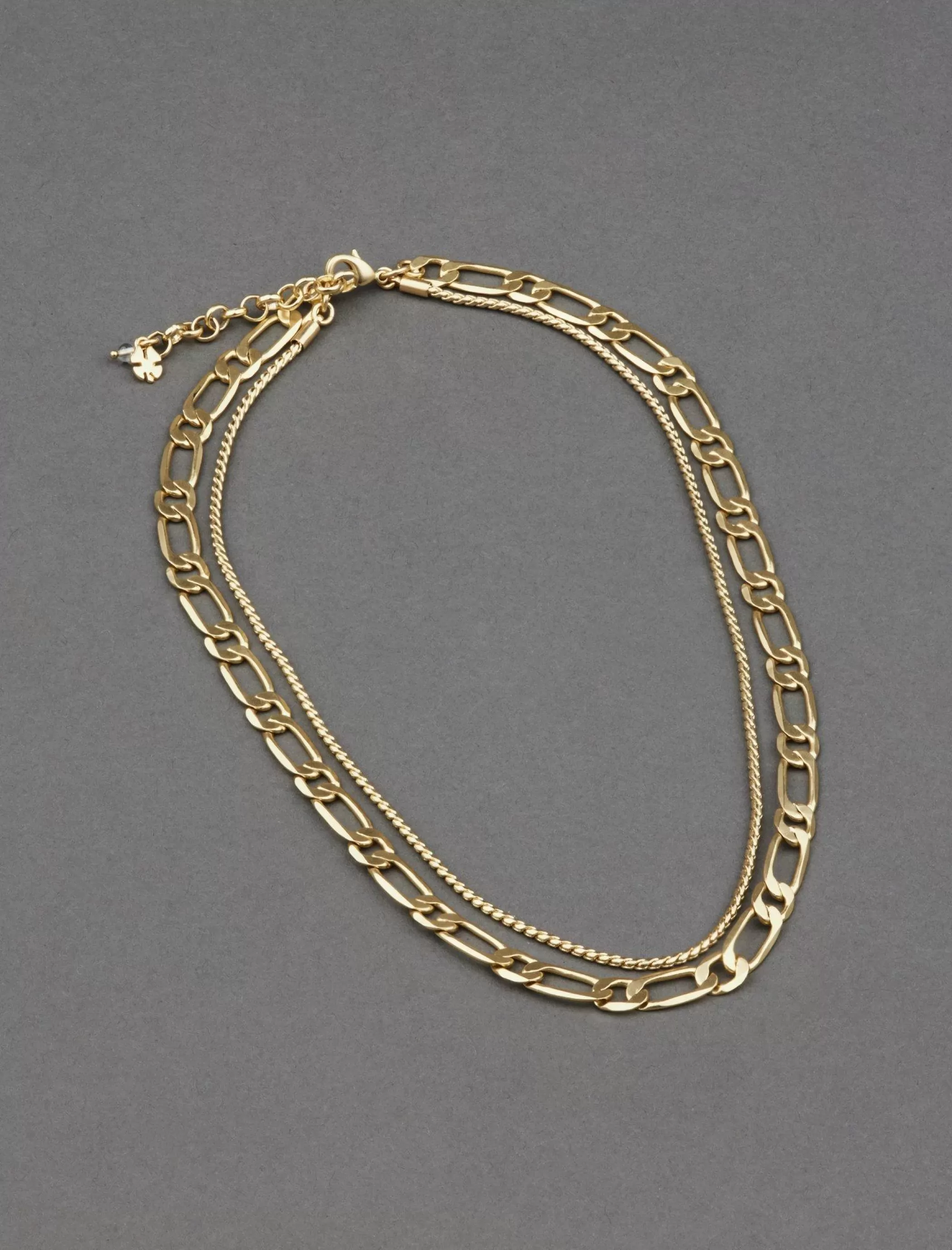 Lucky Brand Jewelry*chunky chain layer necklace gold