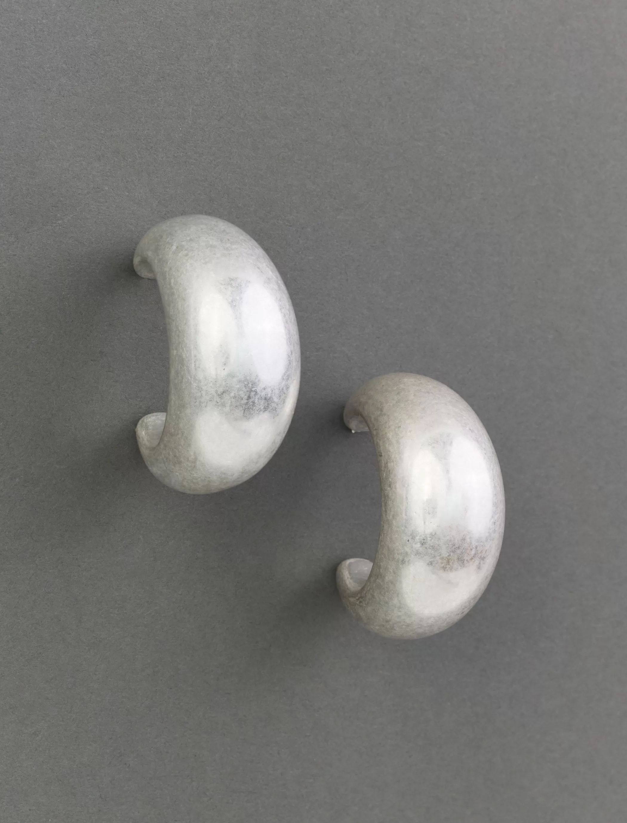 Lucky Brand Jewelry*chunky hoop earring silver