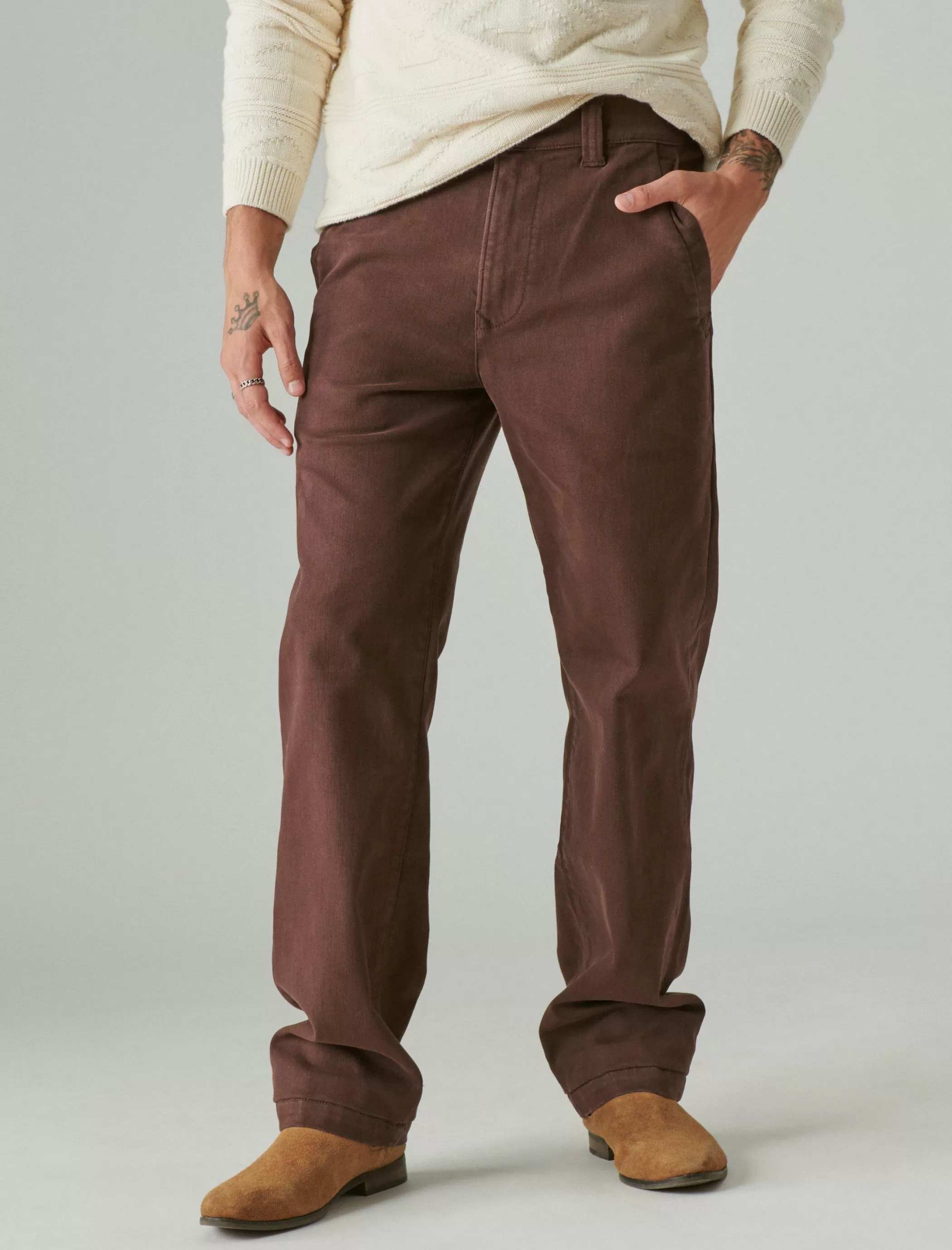 Lucky Brand Pants*classic chino pant brownie