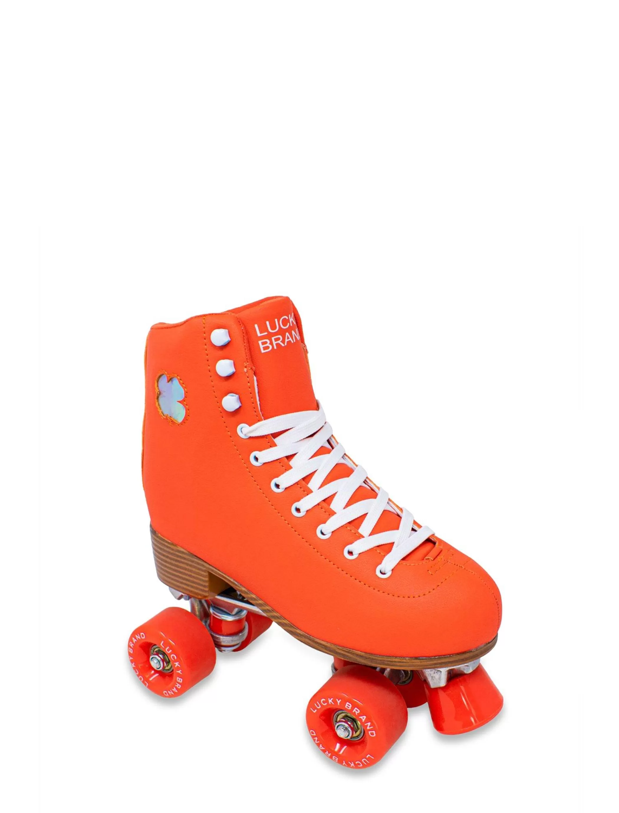 Lucky Brand Roller Skates*classic clover quad roller skate orange