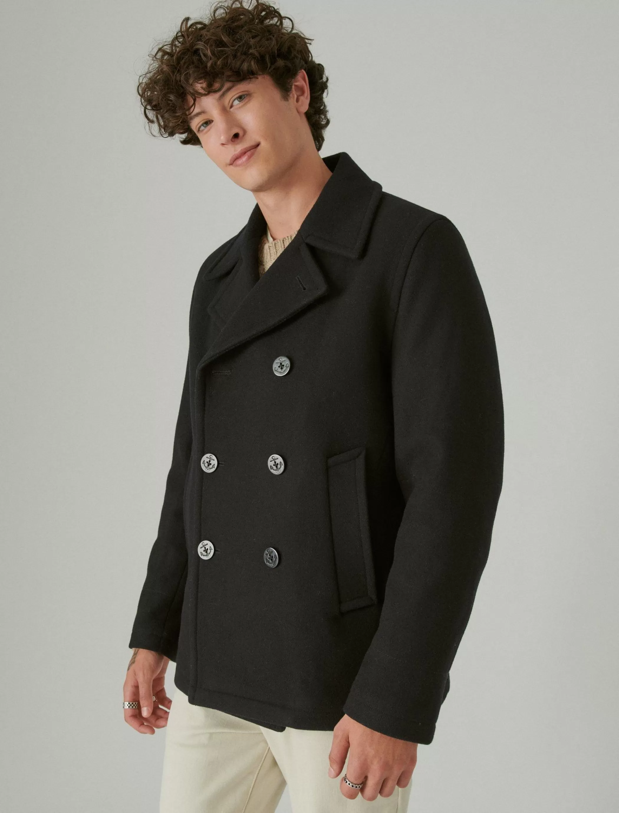 Lucky Brand Jackets & Outerwear*classic peacoat navy