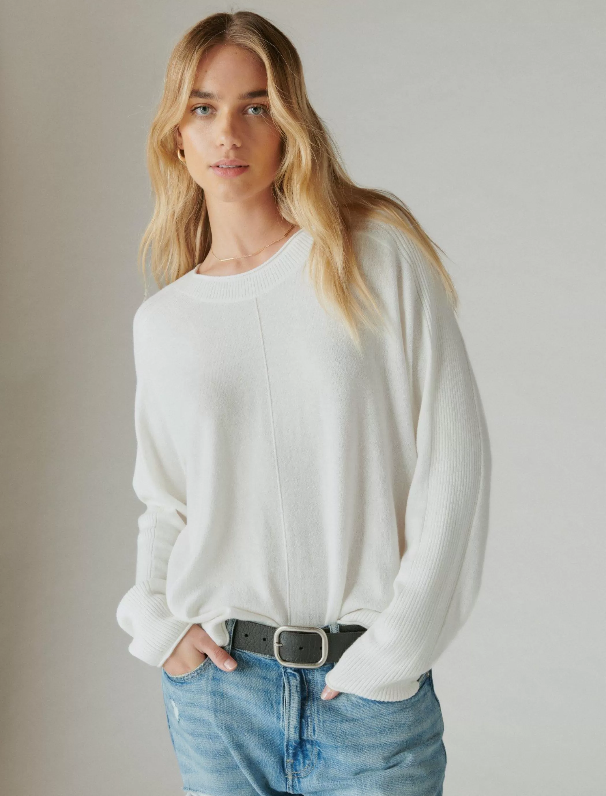 Lucky Brand Sweaters & Sweatshirts*cloud soft pullover cream