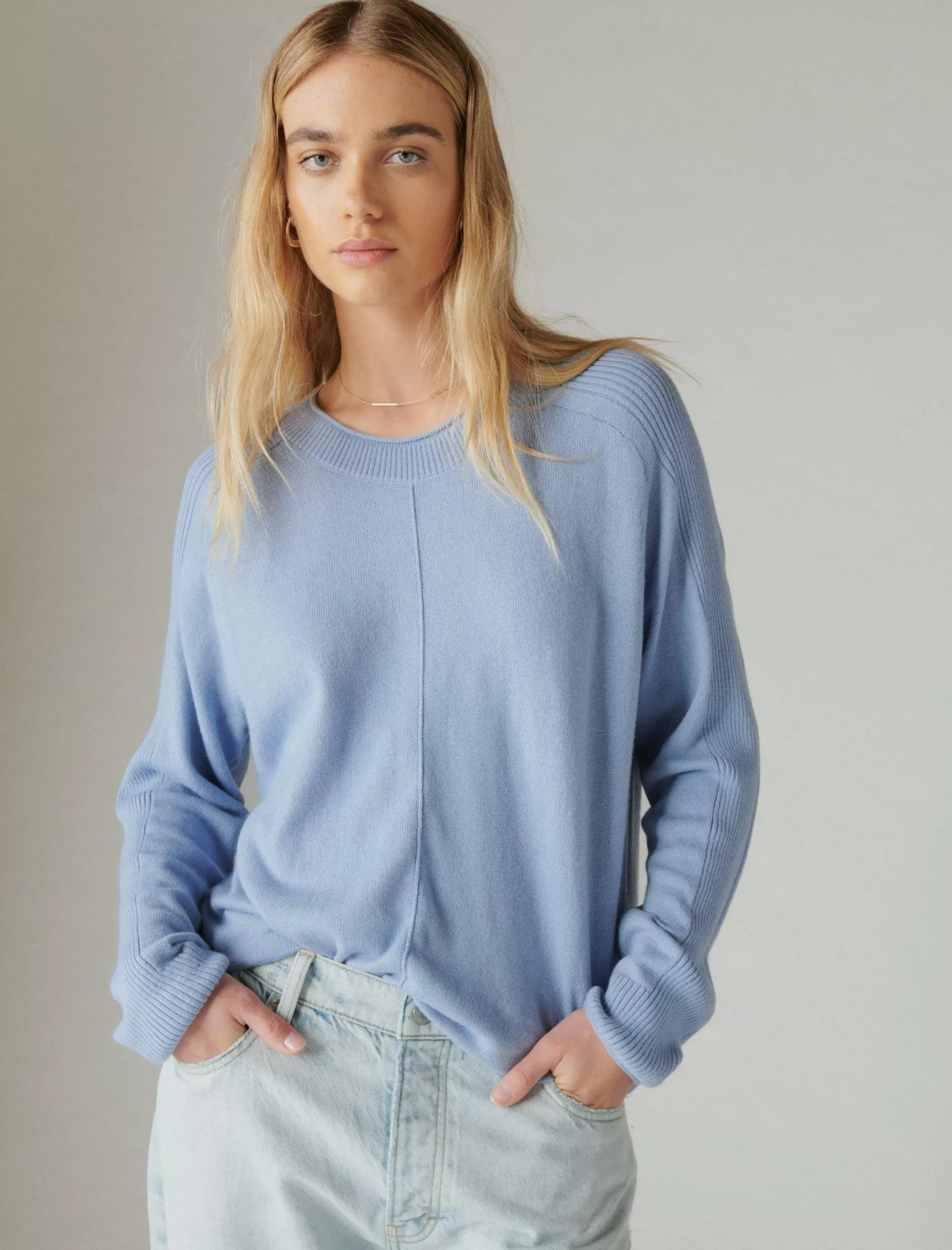 Lucky Brand Sweaters & Sweatshirts*cloud soft pullover washed blue