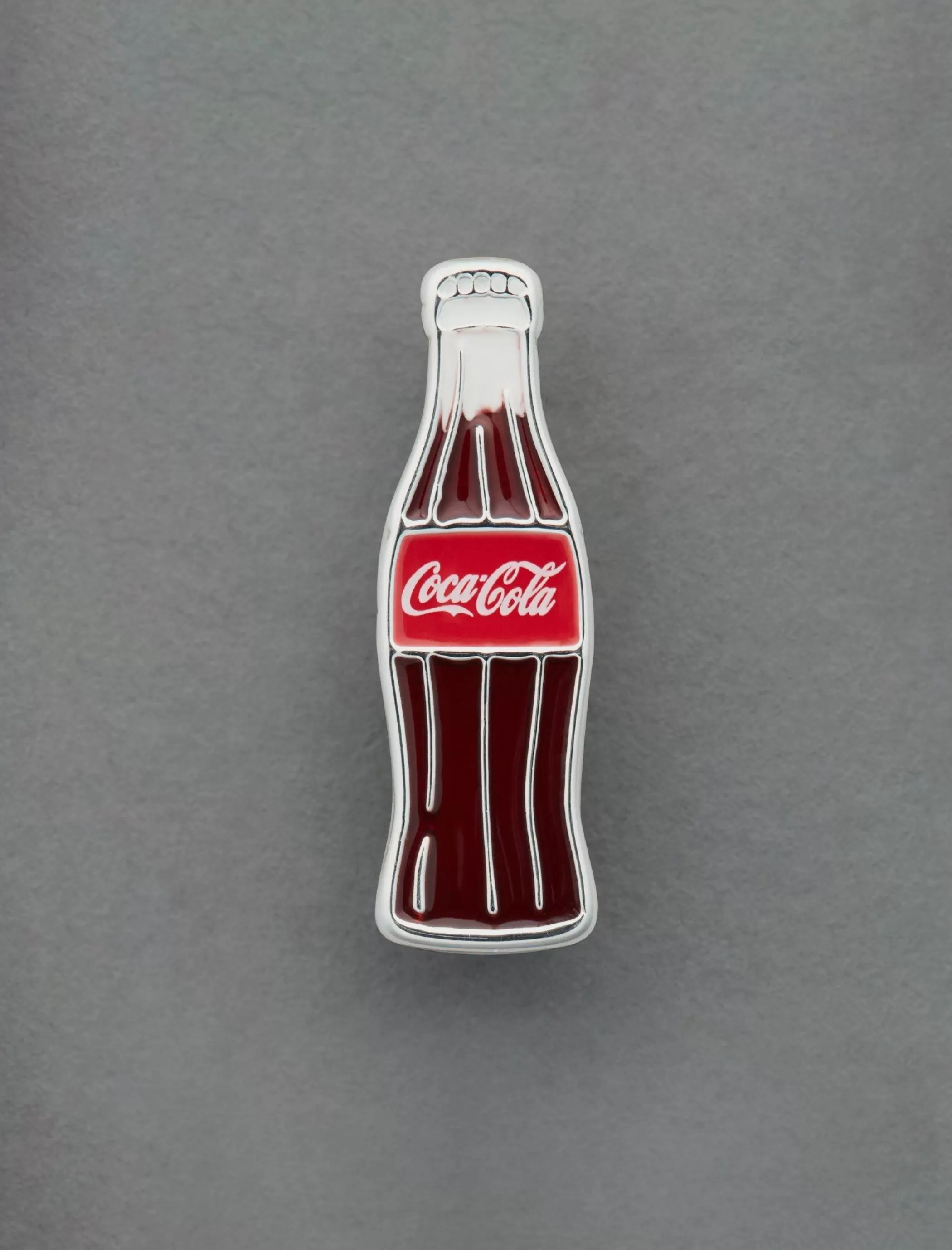 Lucky Brand Jewelry*coca-cola classic bottle pin silver