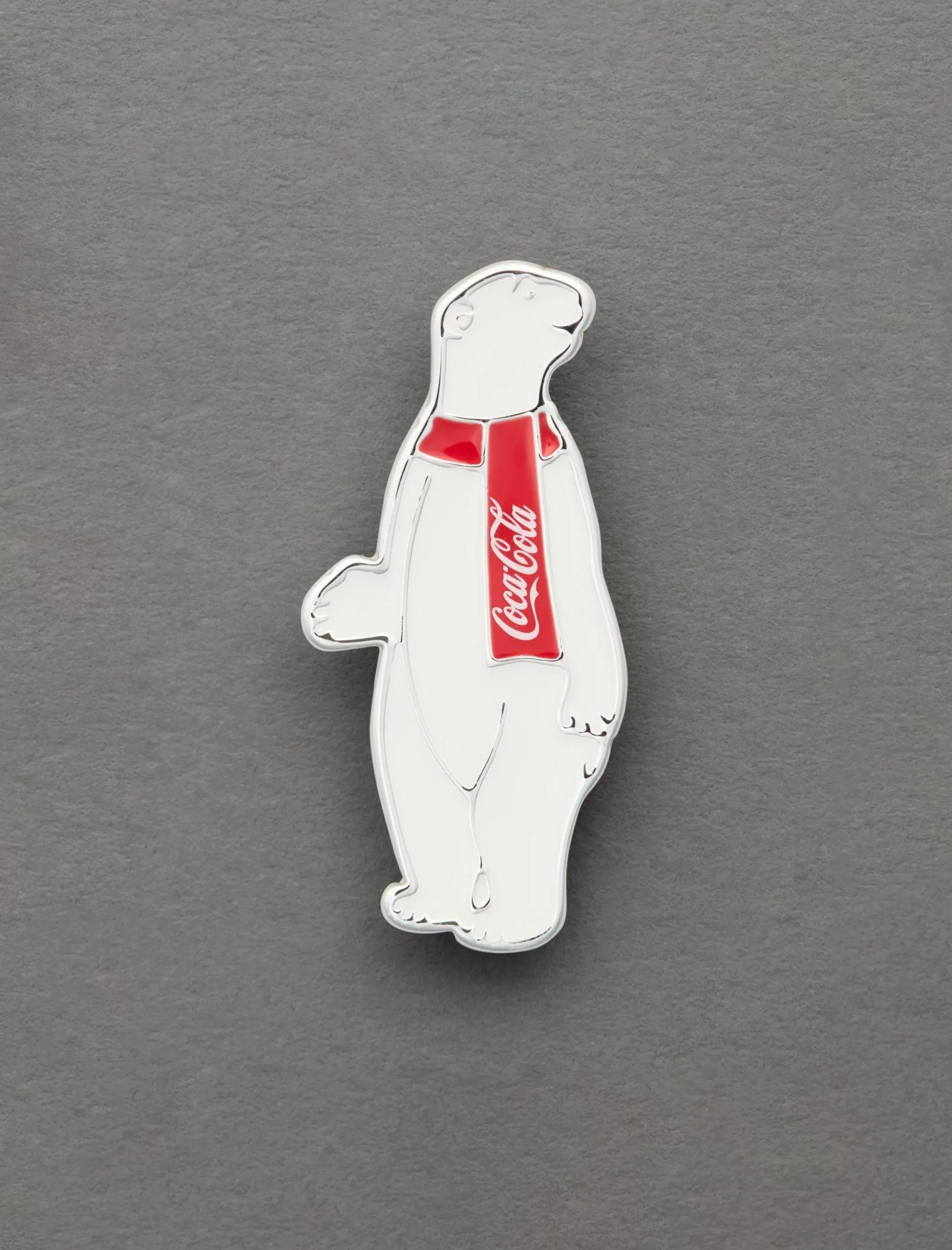 Lucky Brand Jewelry*coca-cola polar bear pin silver