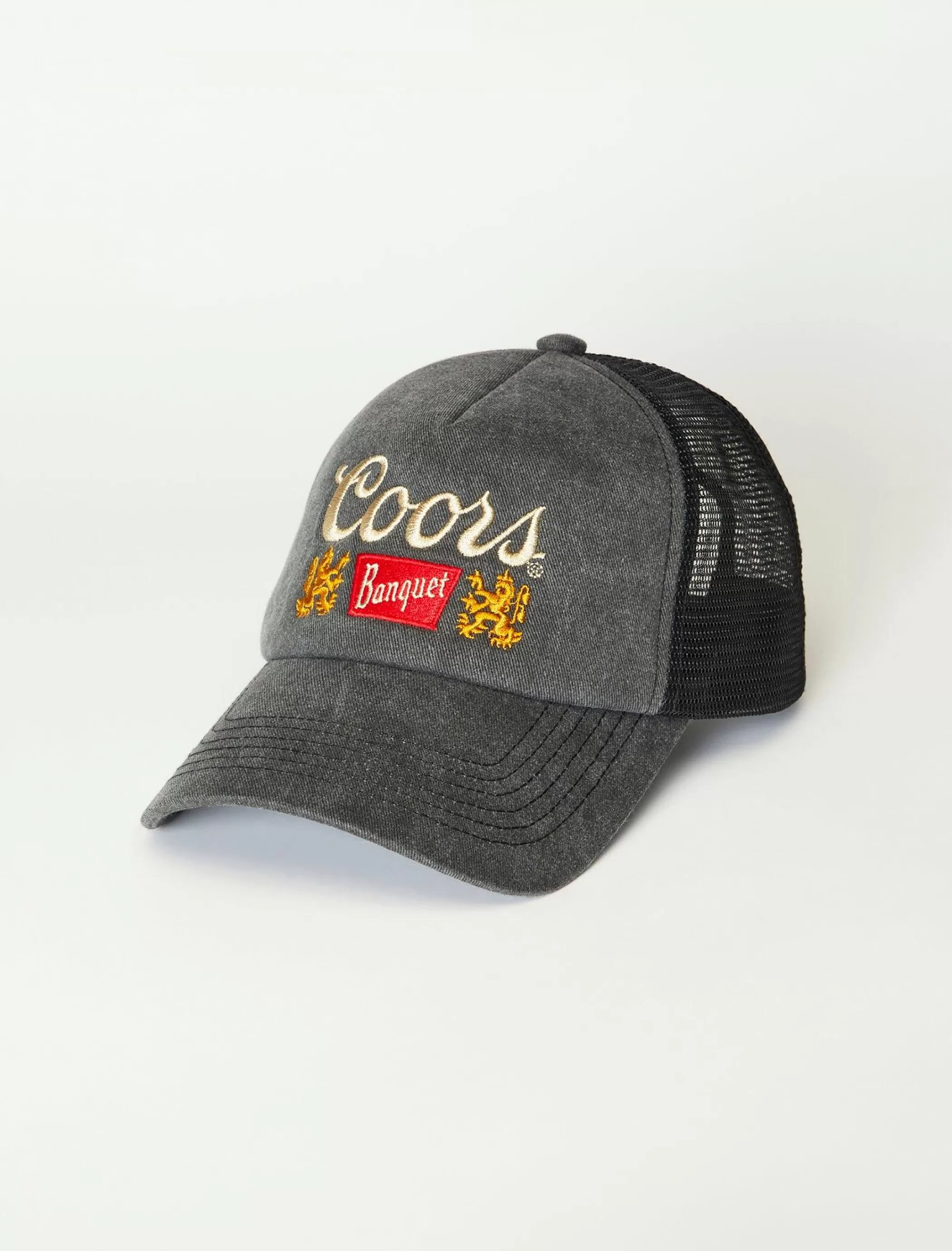 Lucky Brand Hats*coors trucker hat black