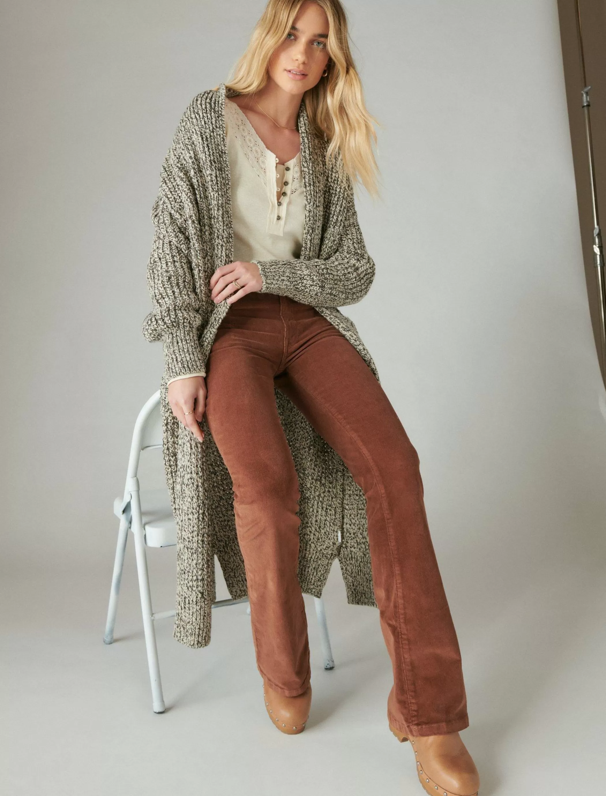 Lucky Brand Jeans | Flare*corduroy high rise stevie flare hot cocoa