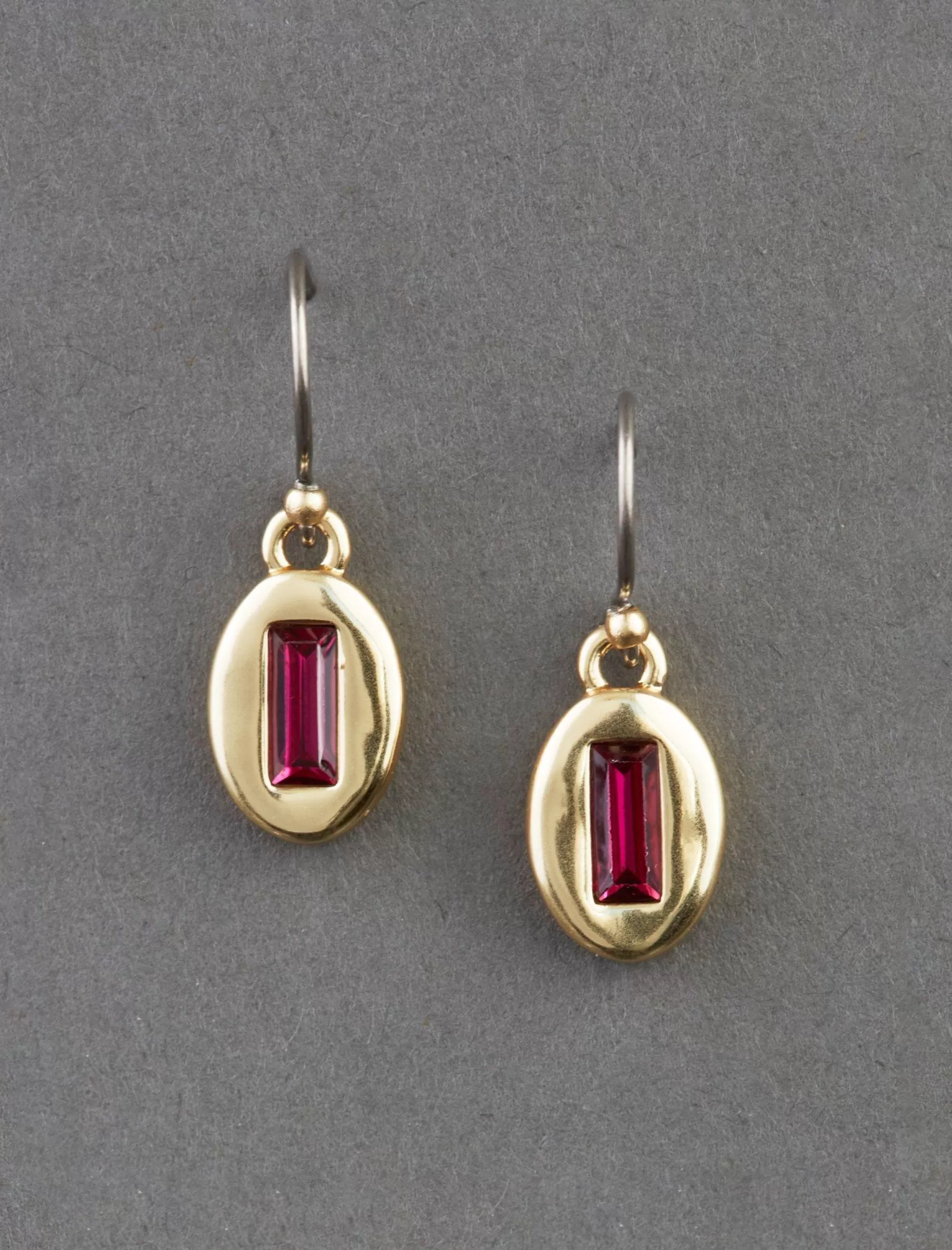 Lucky Brand Jewelry*dainty pink stone drop gold