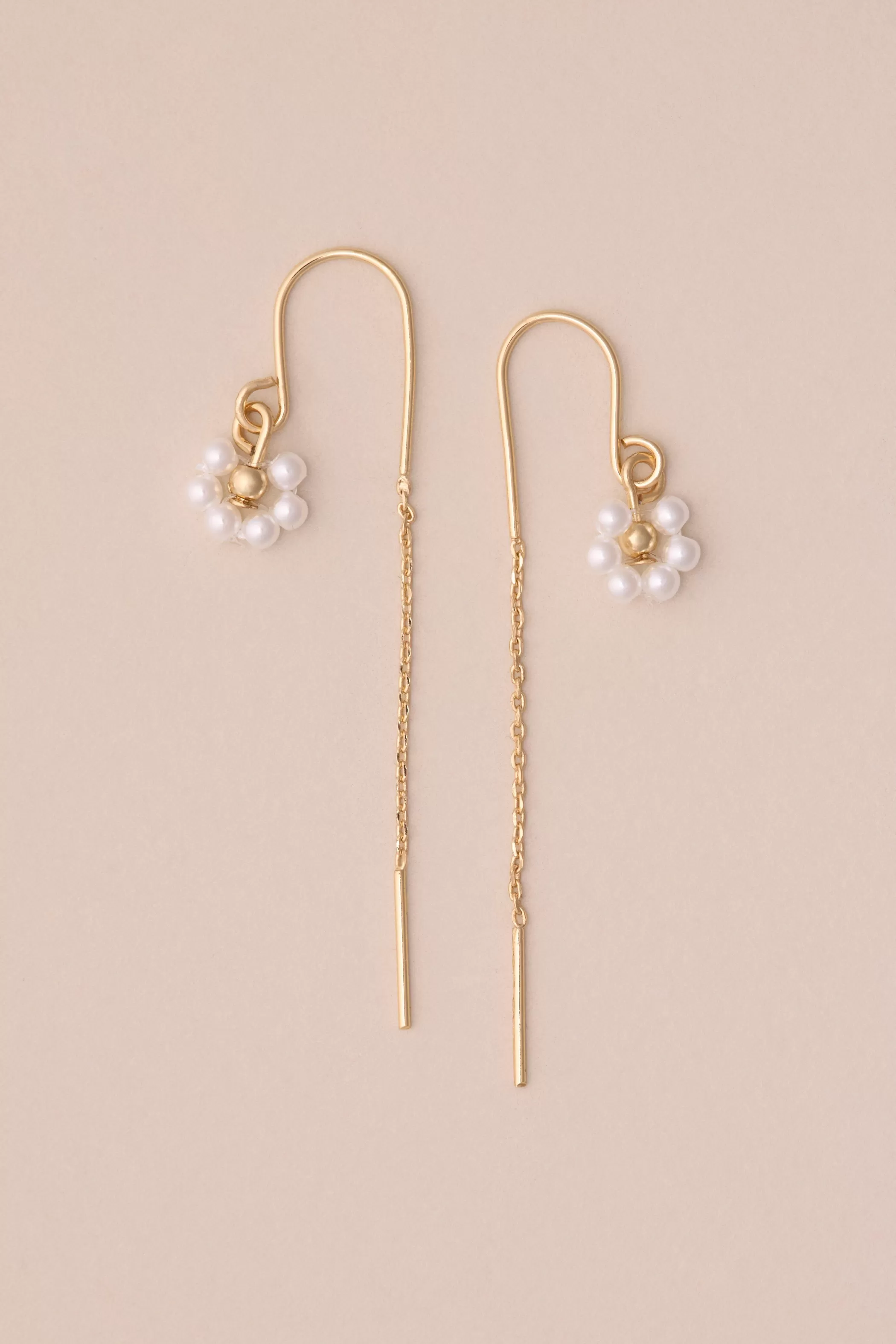 Lucky Brand Jewelry*daisy threader earring gold