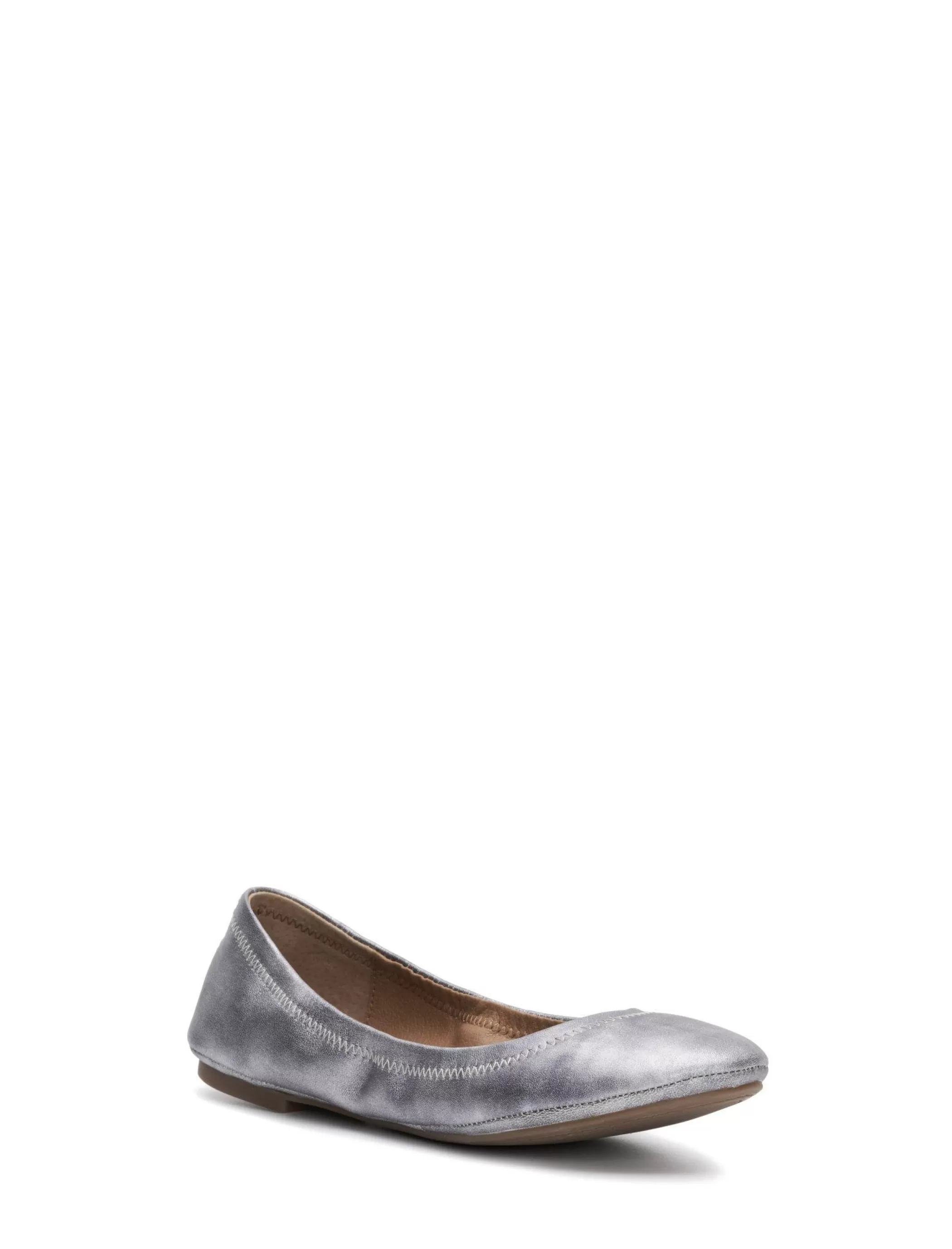 Lucky Brand Shoes*emmie ballet leather flats open grey