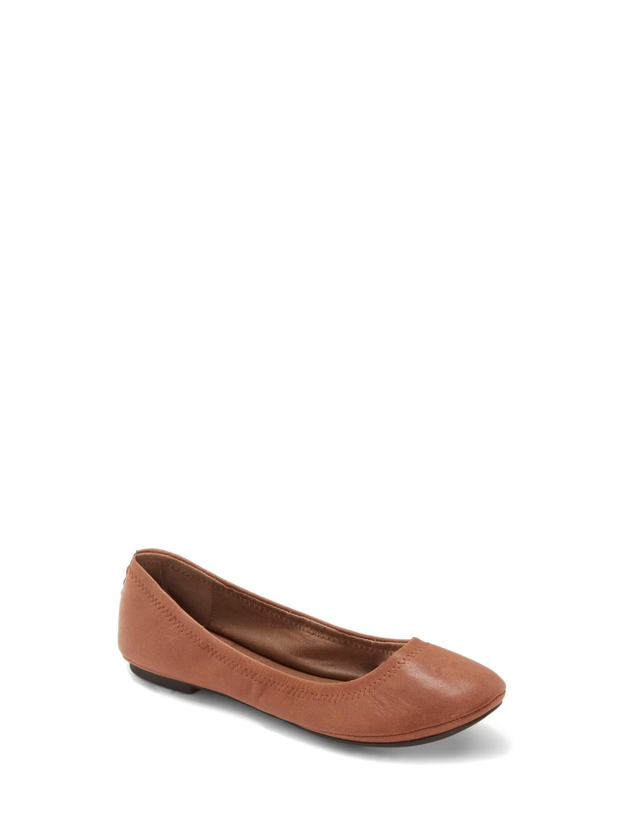 Lucky Brand Shoes*emmie ballet leather flats bourbon