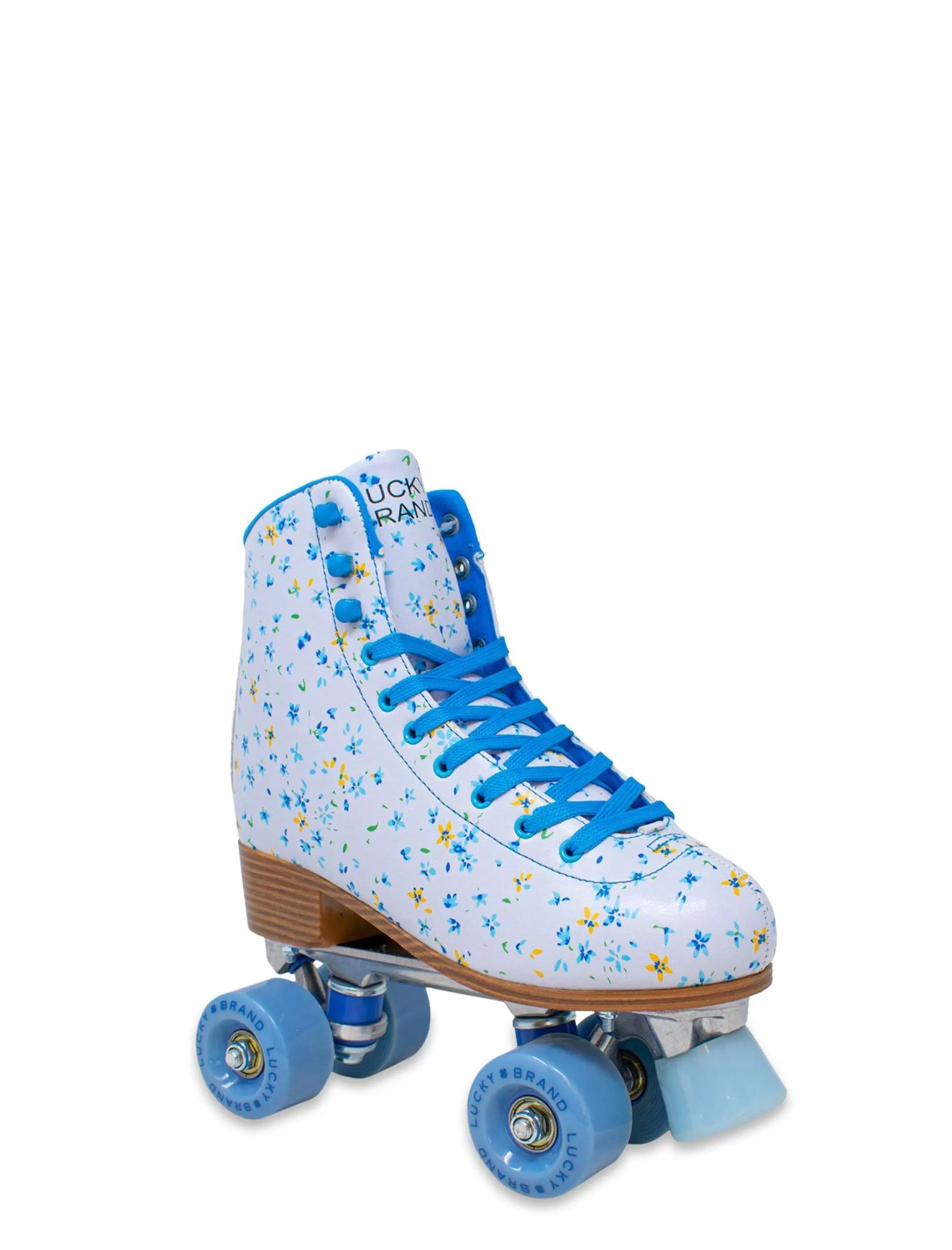 Lucky Brand Roller Skates*floral bloom roller skate white/blue