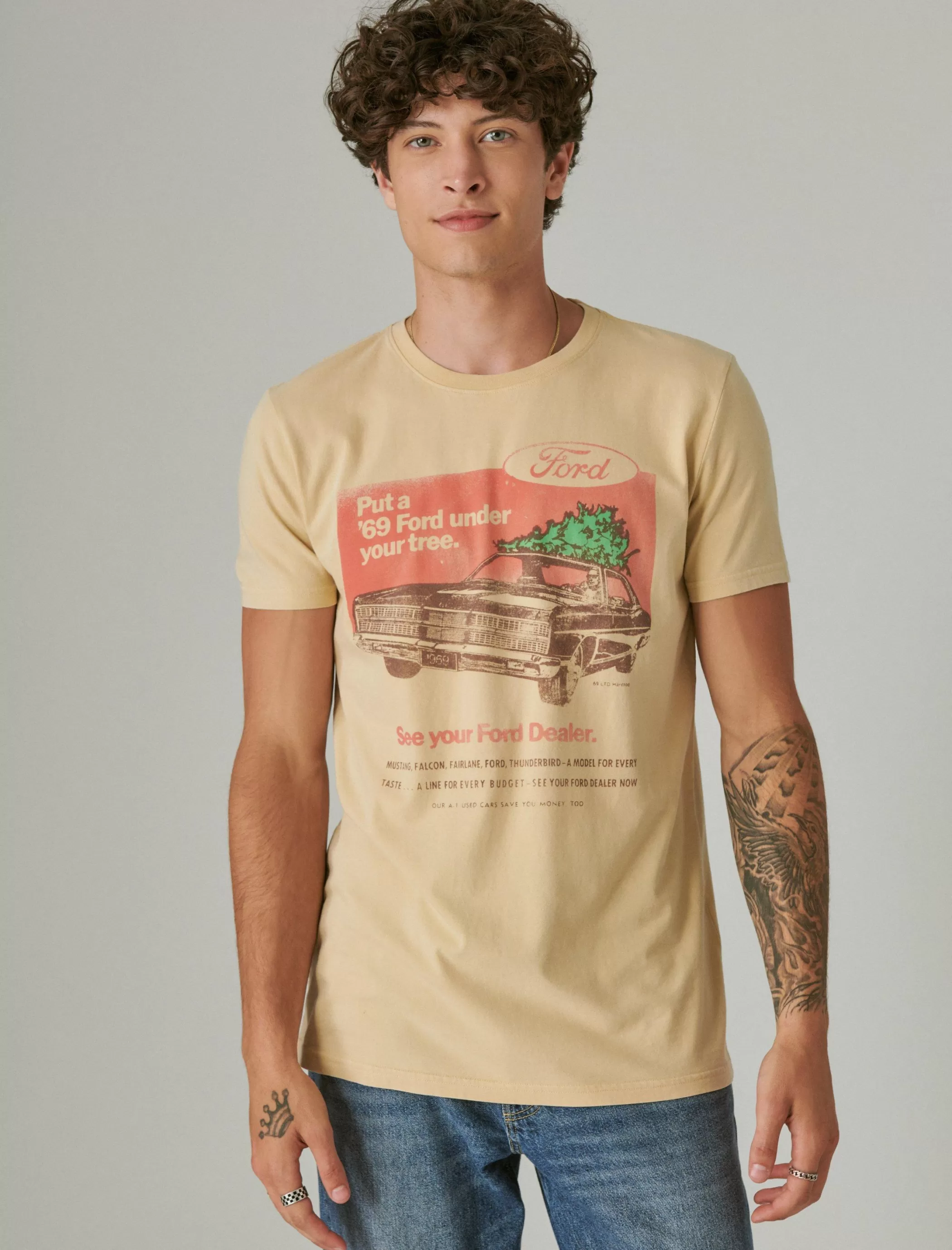 Lucky Brand Graphic Tees*ford tree gravel