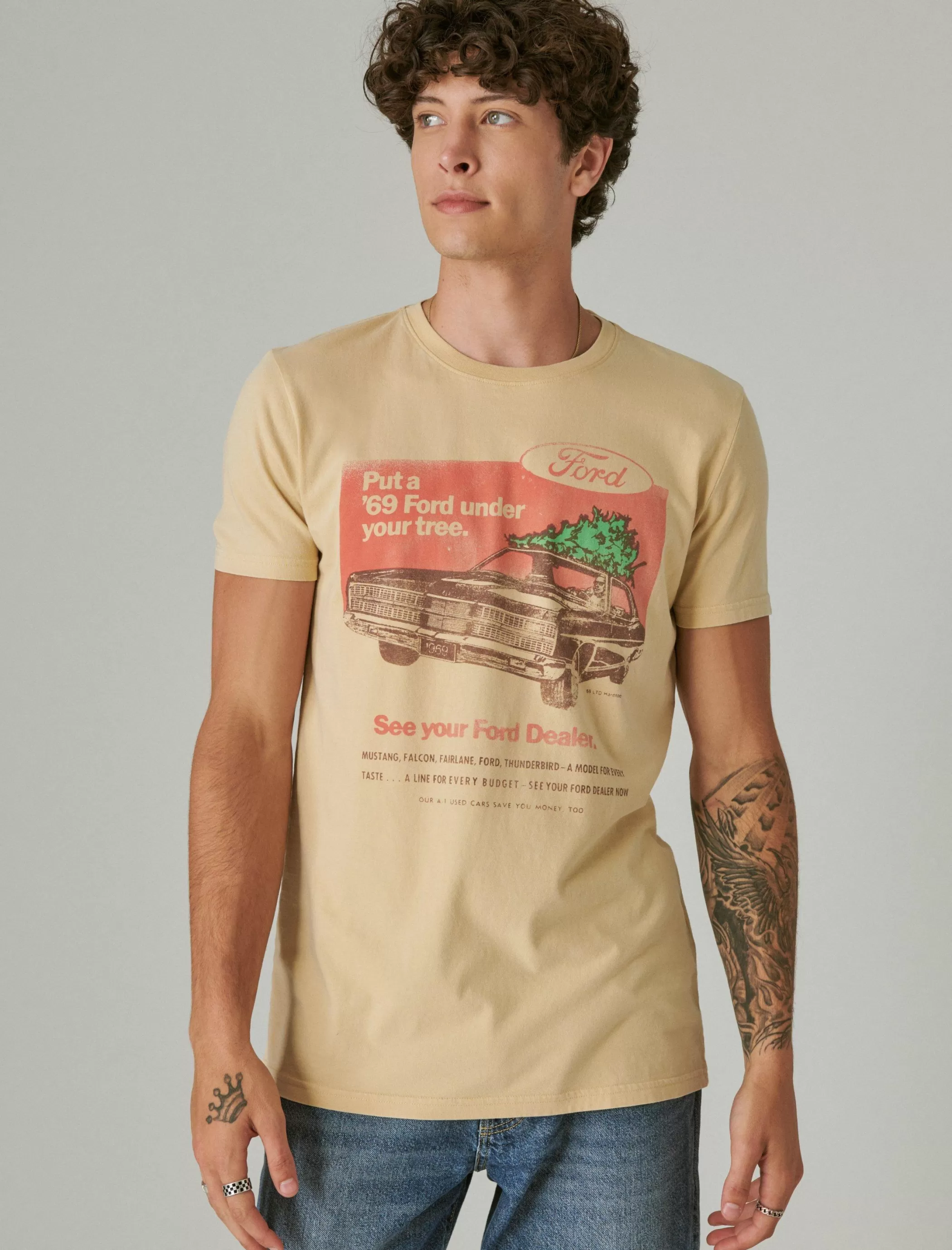 Lucky Brand Graphic Tees*ford tree gravel