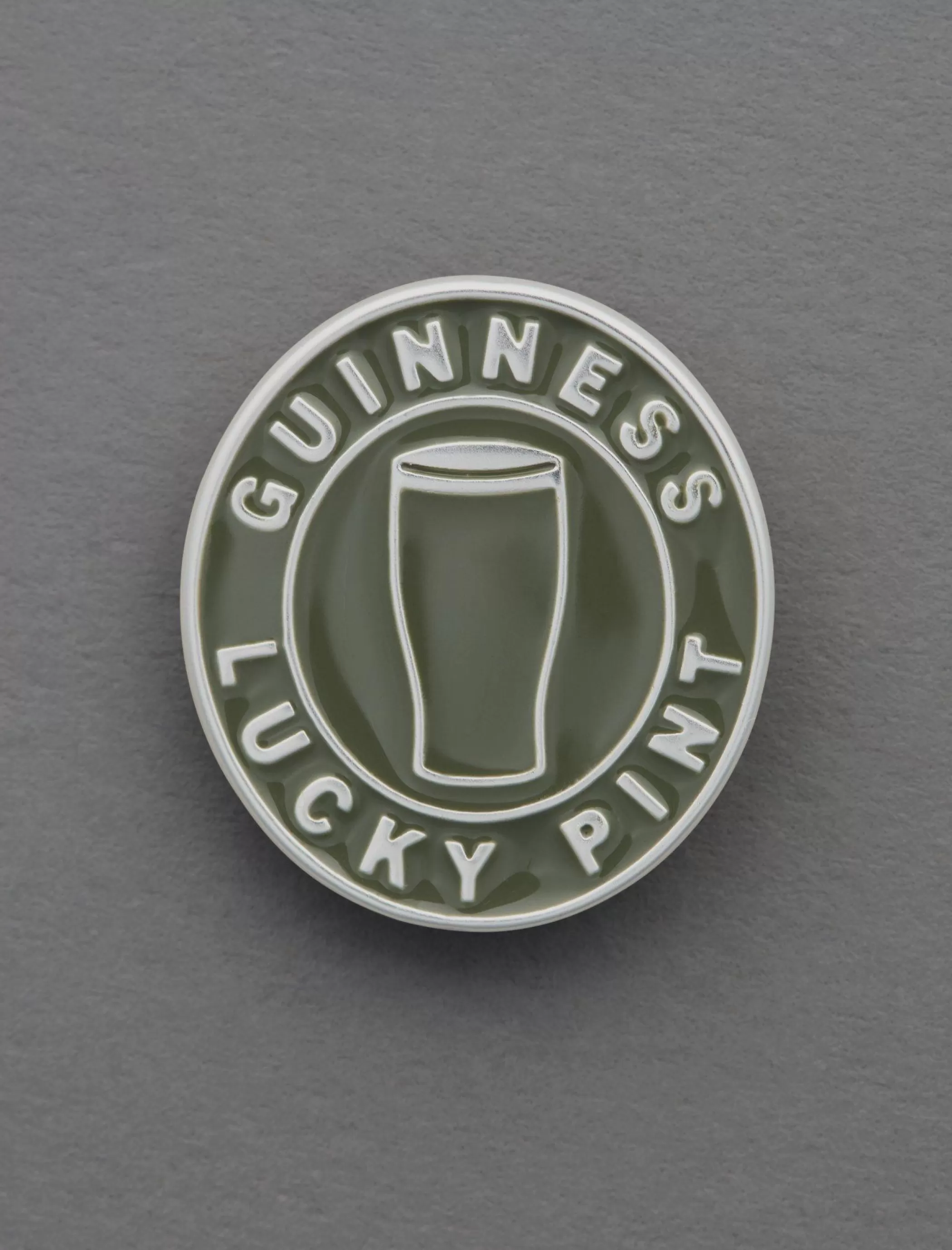 Lucky Brand Jewelry*guinness lucky pint pin silver