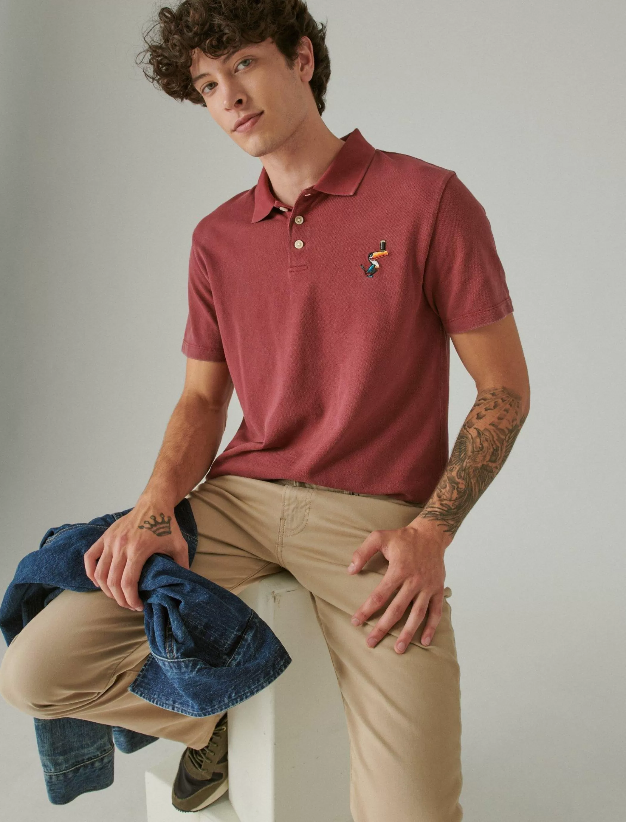 Lucky Brand Shirts & Tops*guinness polo cordovan