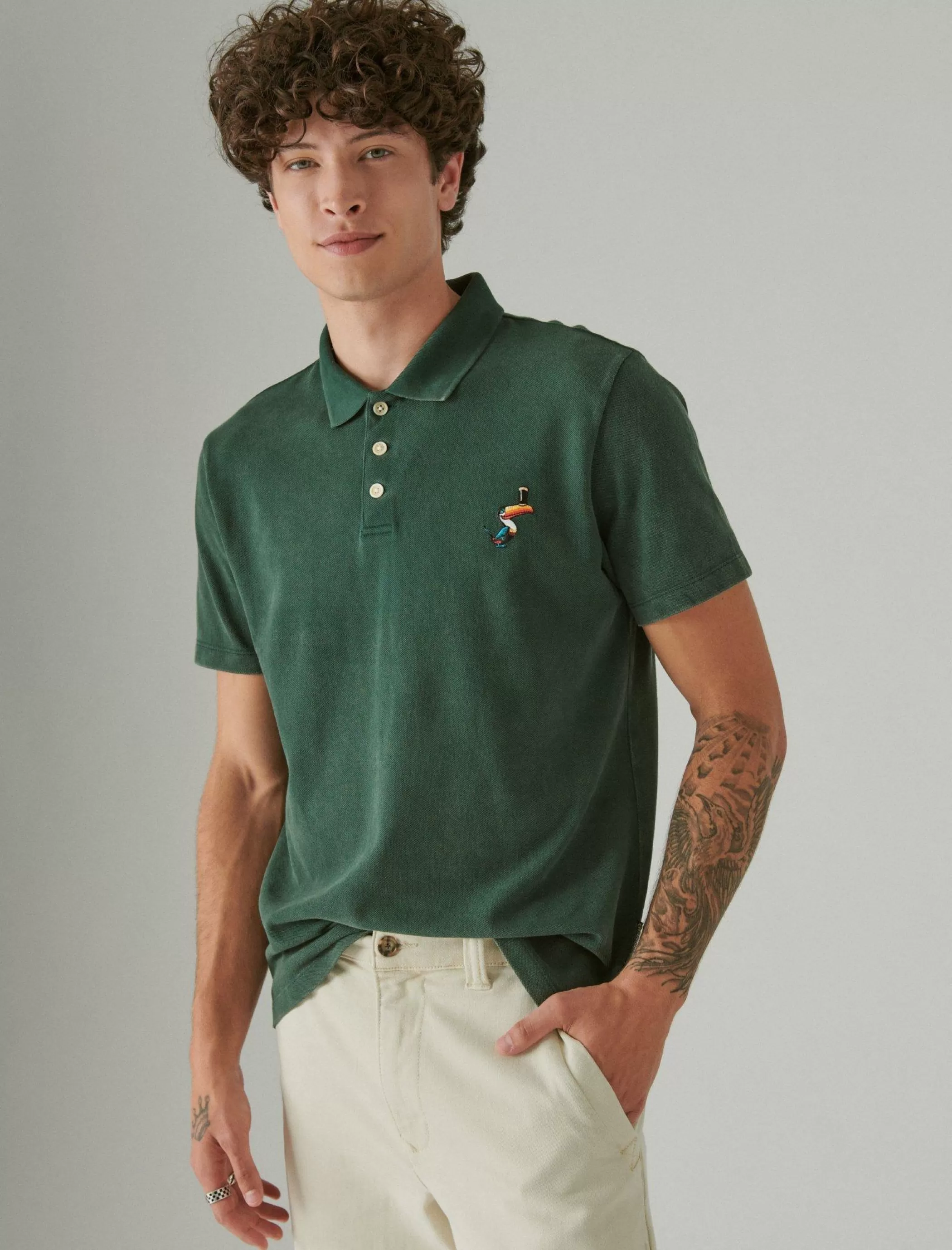 Lucky Brand Shirts & Tops*guinness polo pine grove