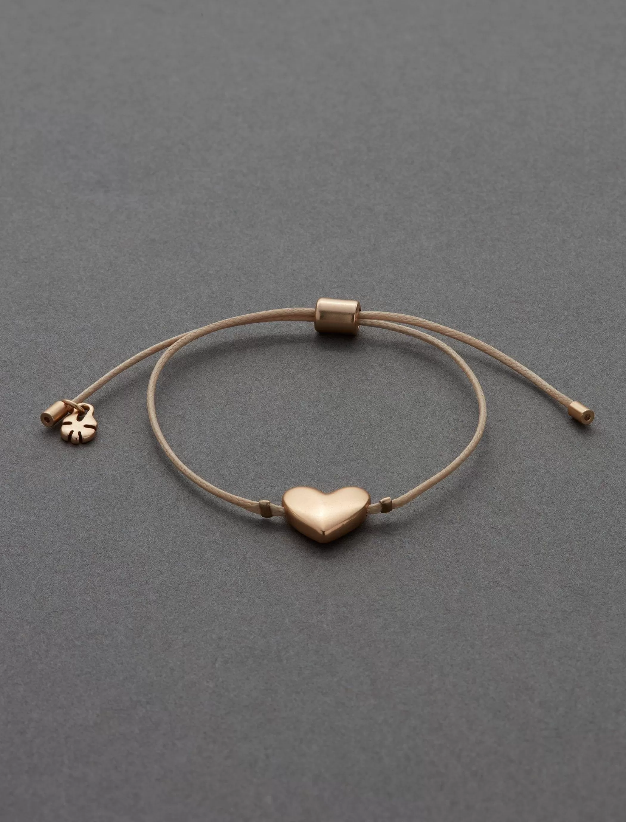 Lucky Brand Jewelry*heart bracelet gold