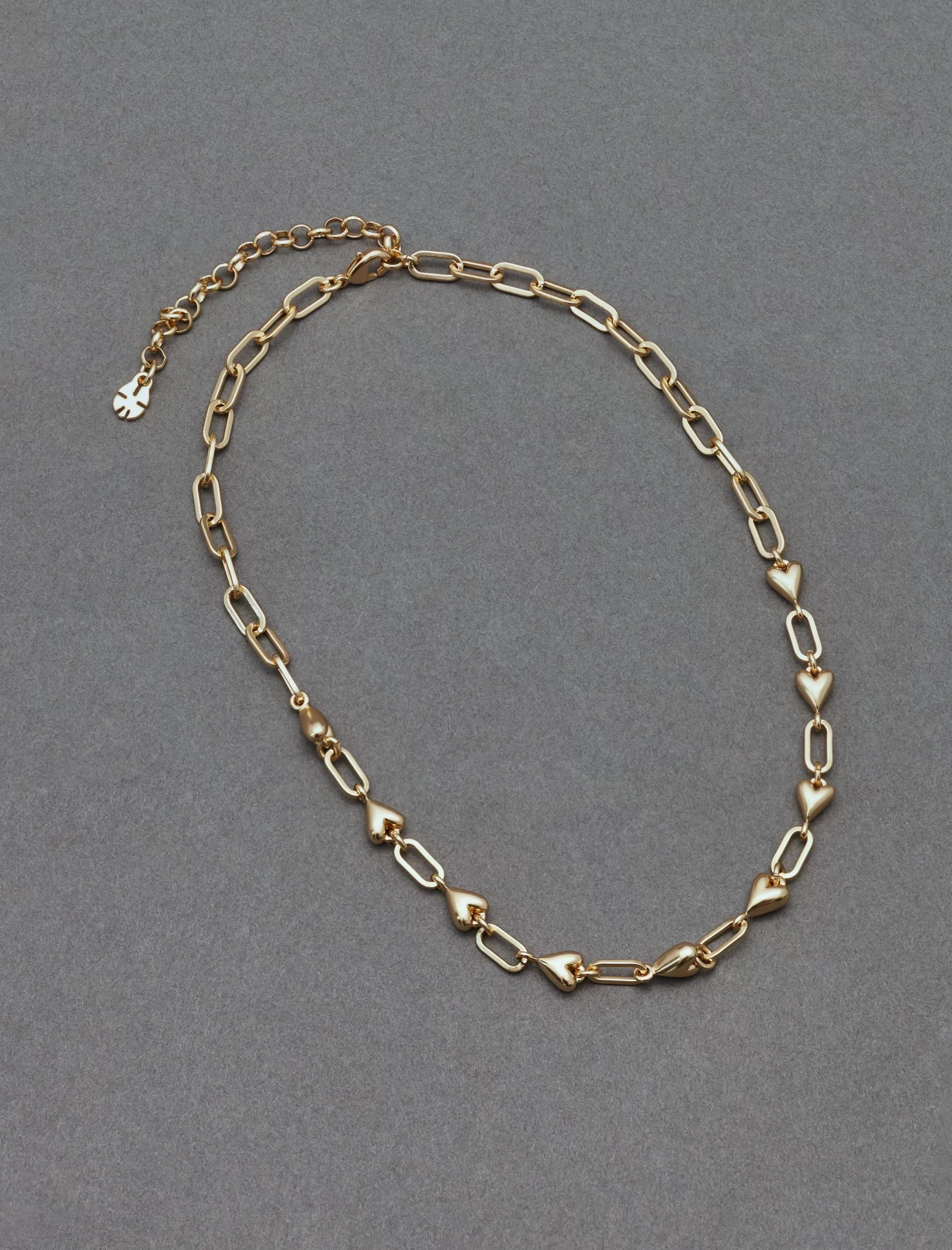 Lucky Brand Jewelry*heart collar necklace gold