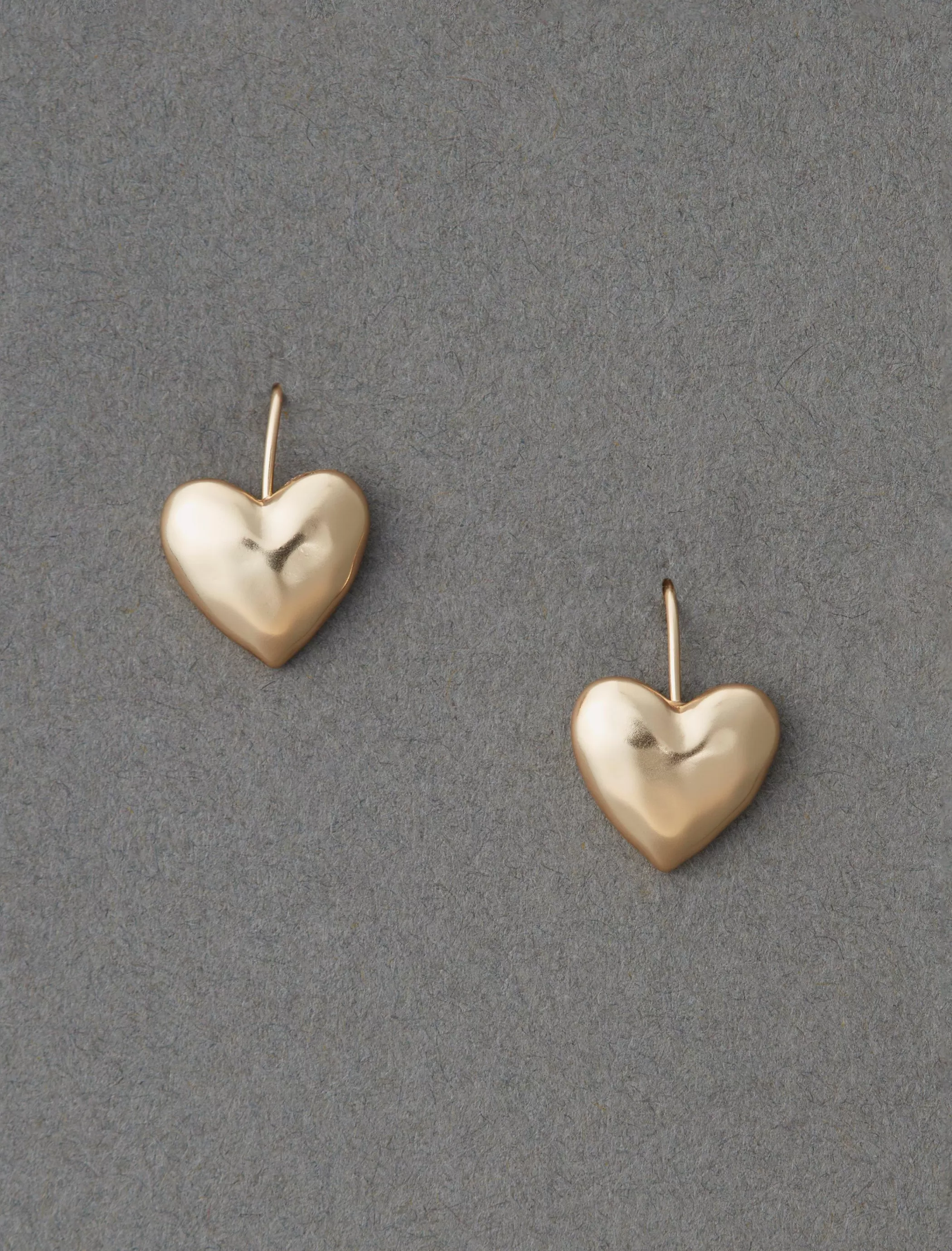 Lucky Brand Jewelry*heart threader earring gold