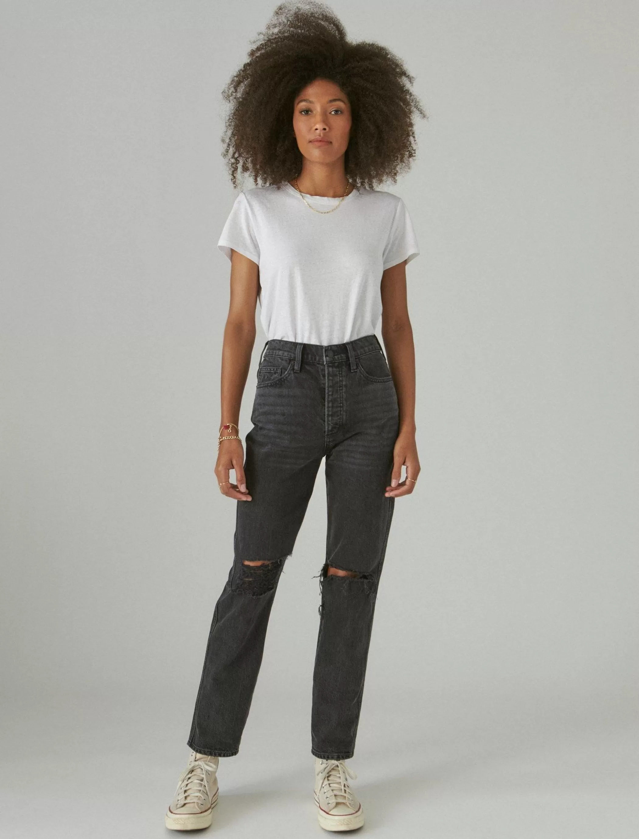 Lucky Brand Jeans | Mom*high rise drew mom meteor dest