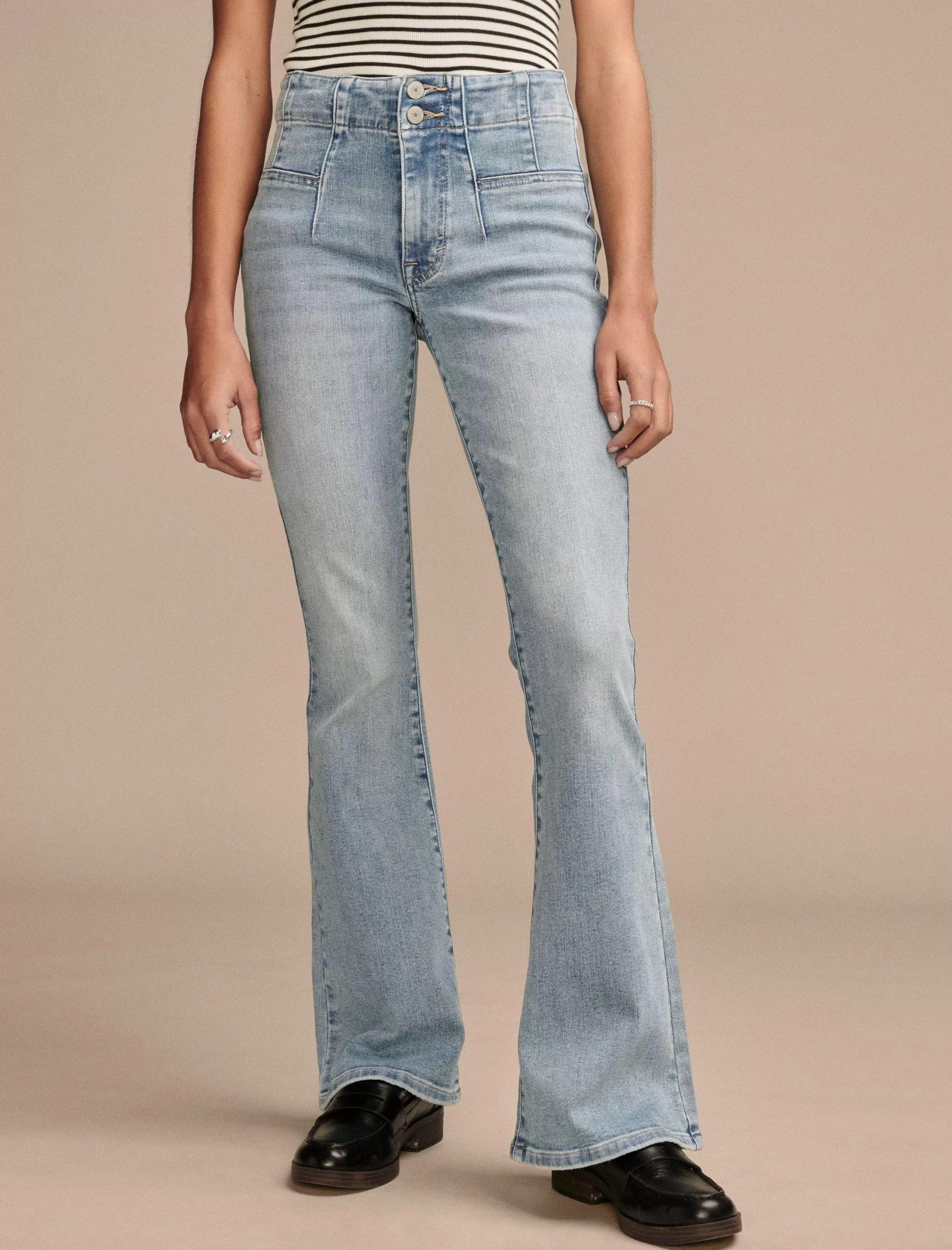 Lucky Brand Jeans | Flare*high rise seamed stevie flare aquarius