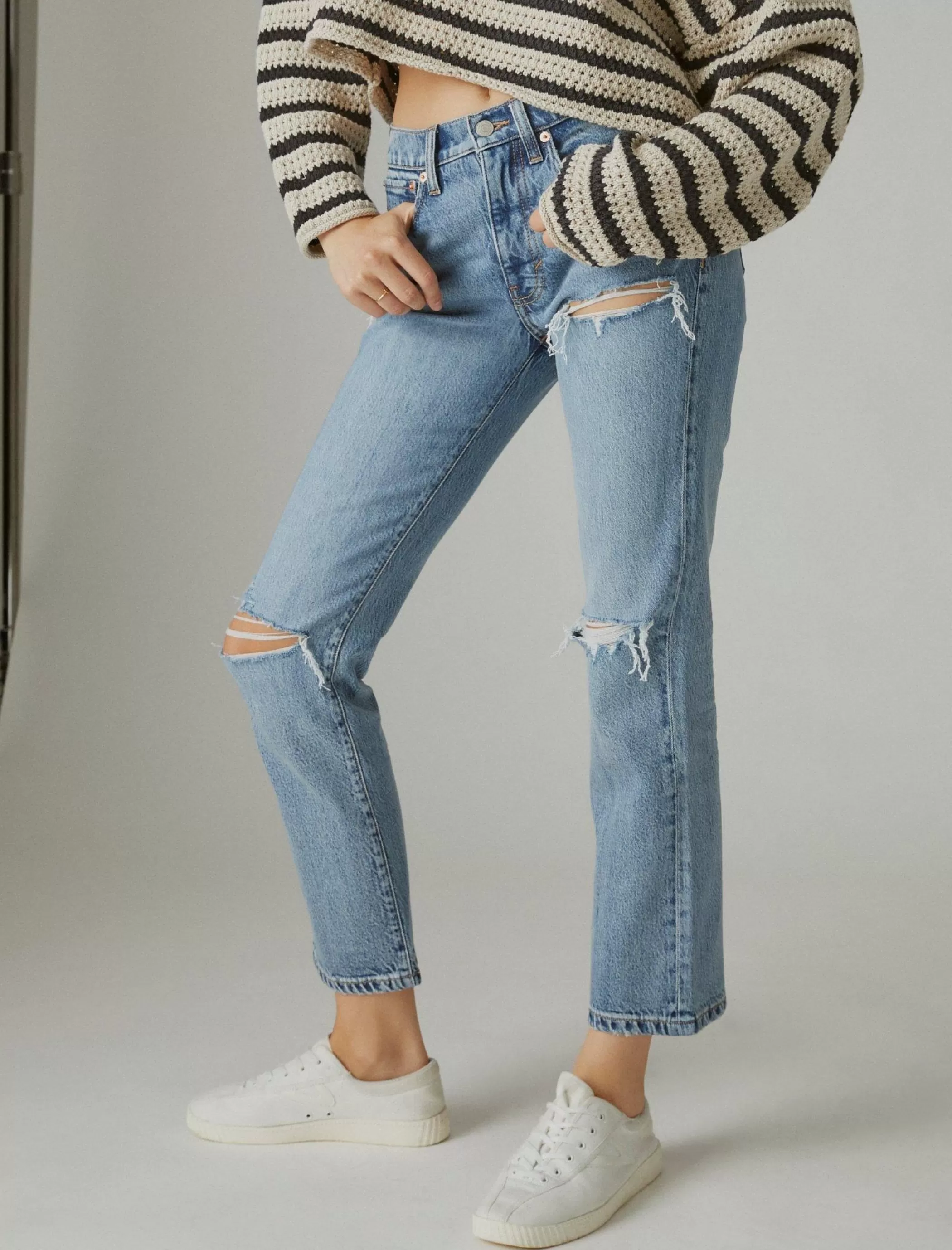 Lucky Brand Jeans | Straight*high rise zoe straight saturn dest