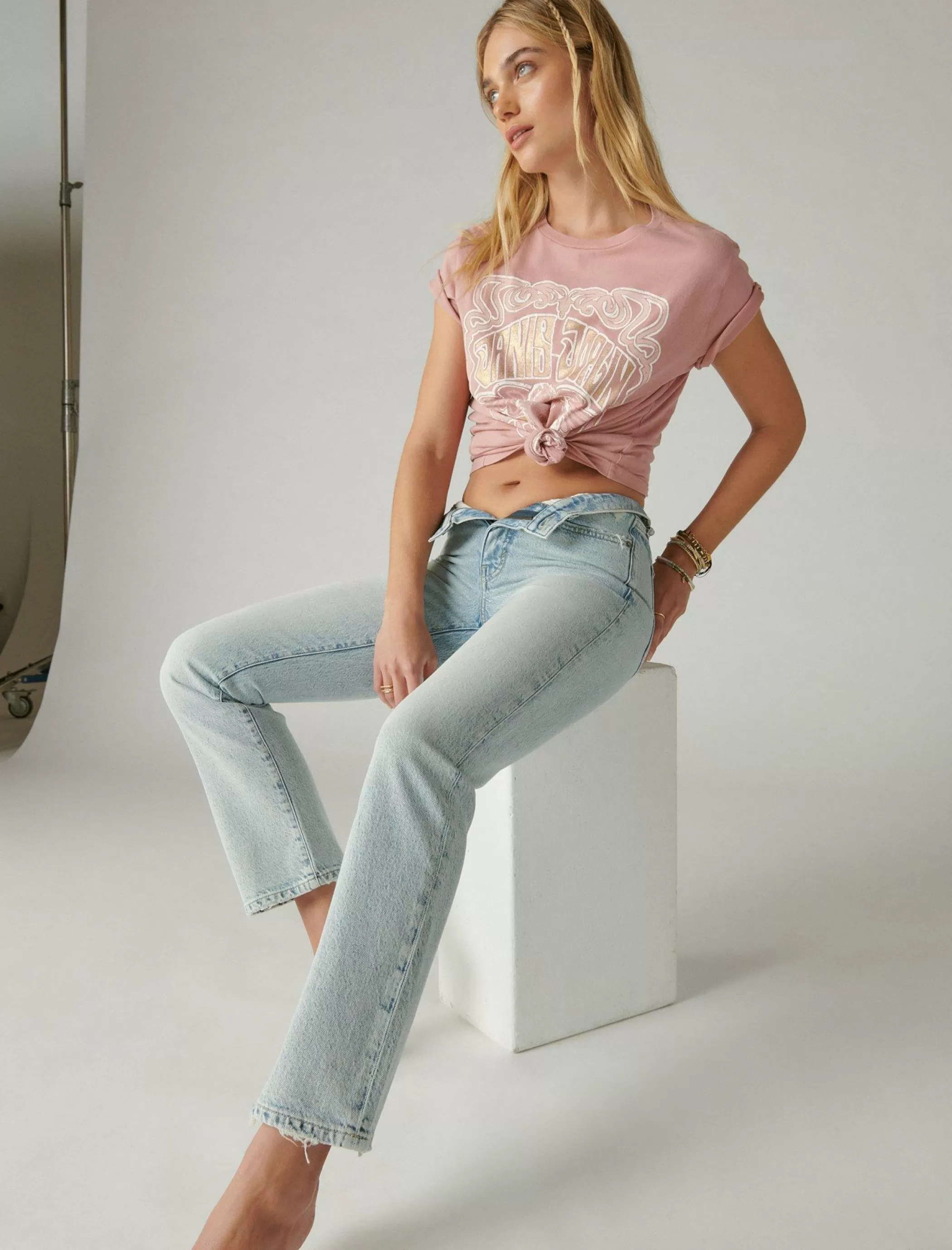 Lucky Brand Jeans | Straight*high rise zoe straight heaven falls