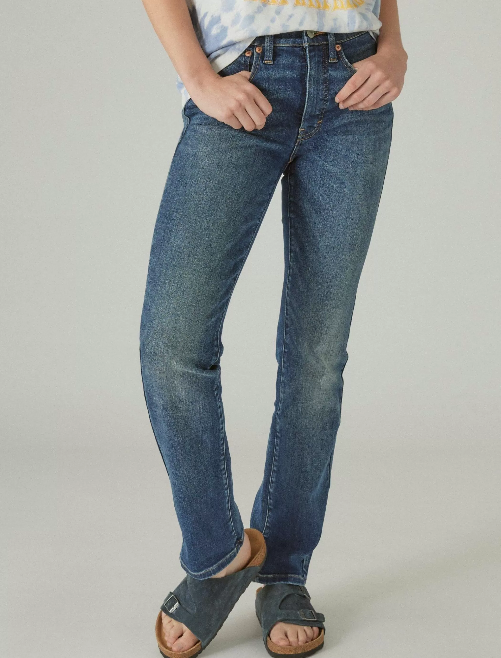 Lucky Brand Jeans | Straight*high rise zoe straight lightyear