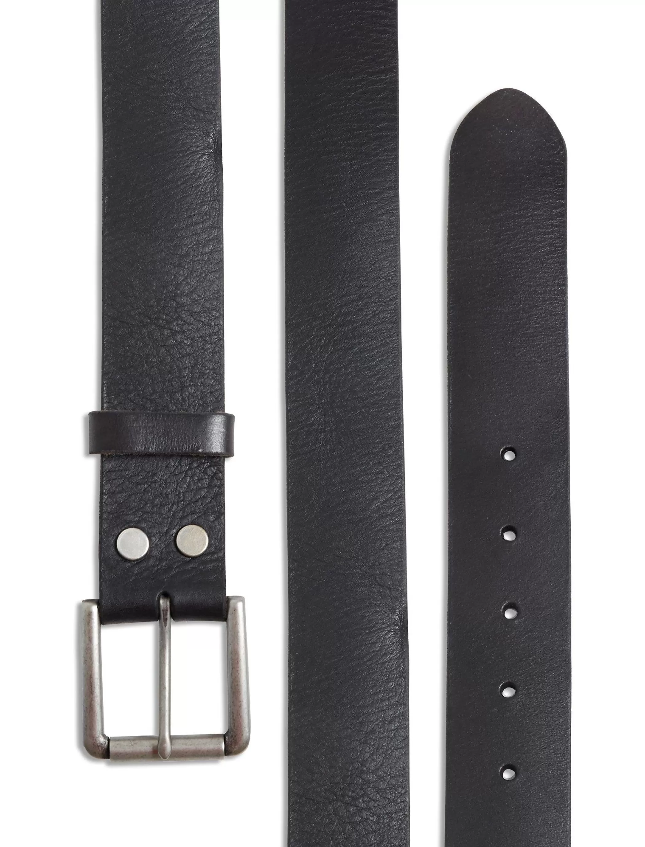 Lucky Brand Belts*highland leather belt black