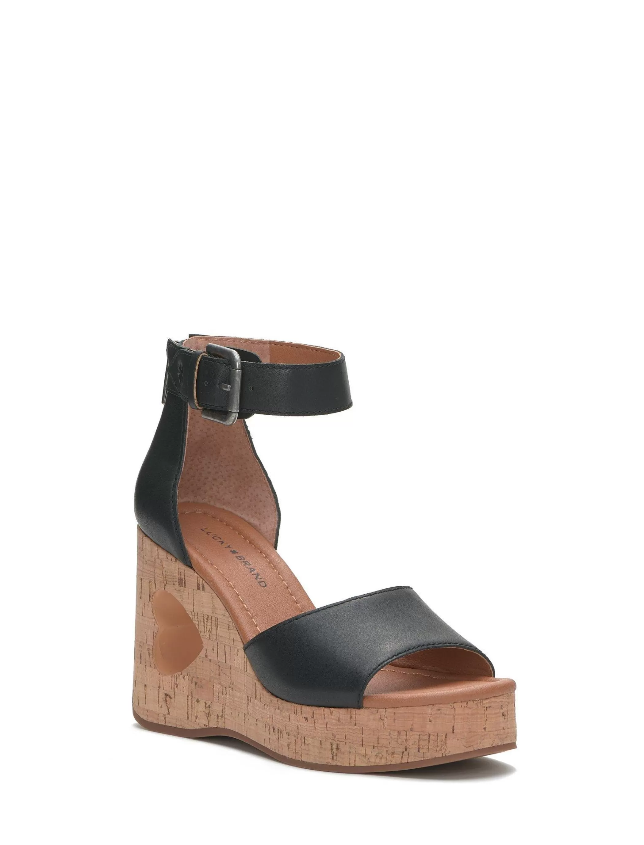 Lucky Brand Shoes*himmy cork wedge black