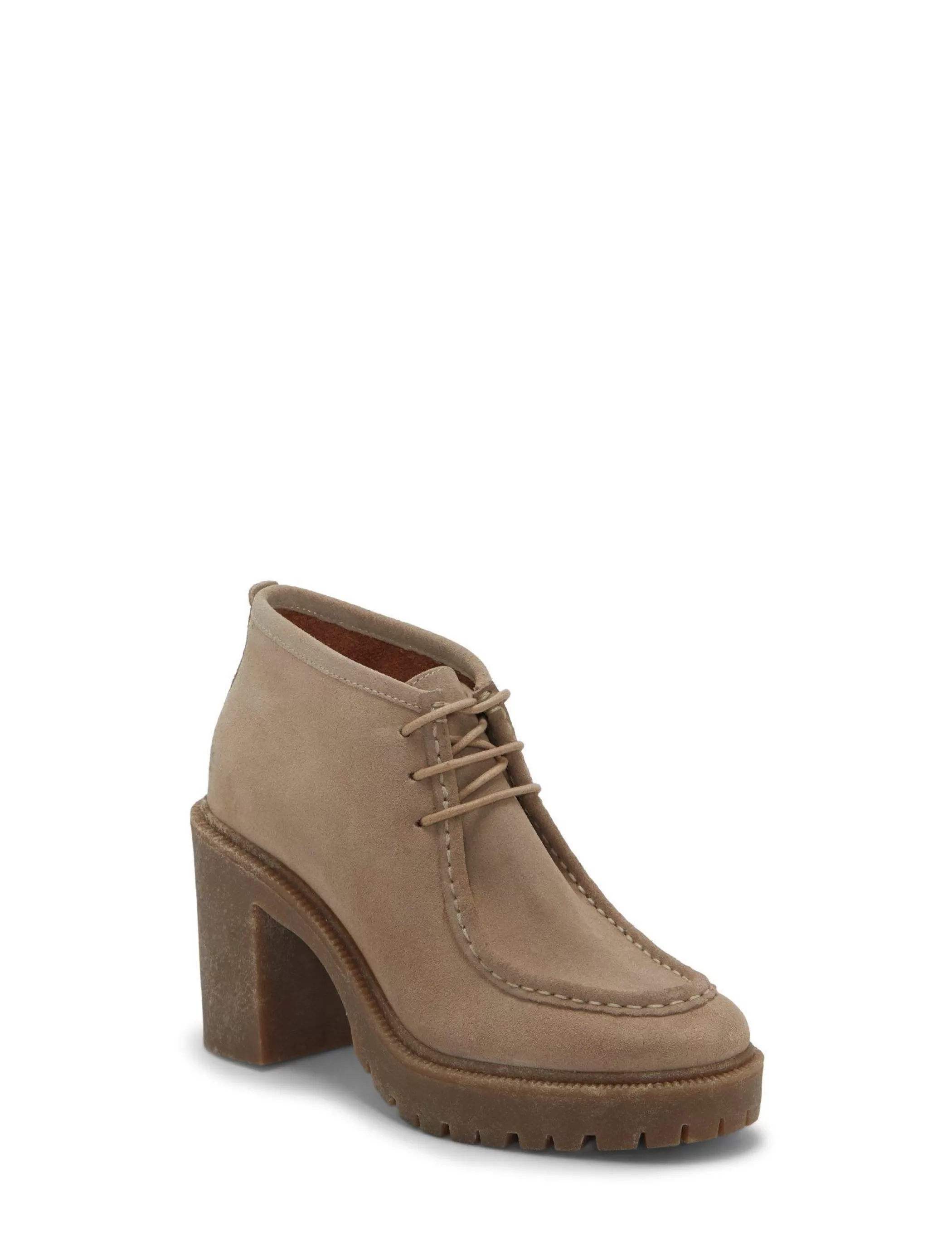 Lucky Brand Shoes*hollia heeled bootie light beige