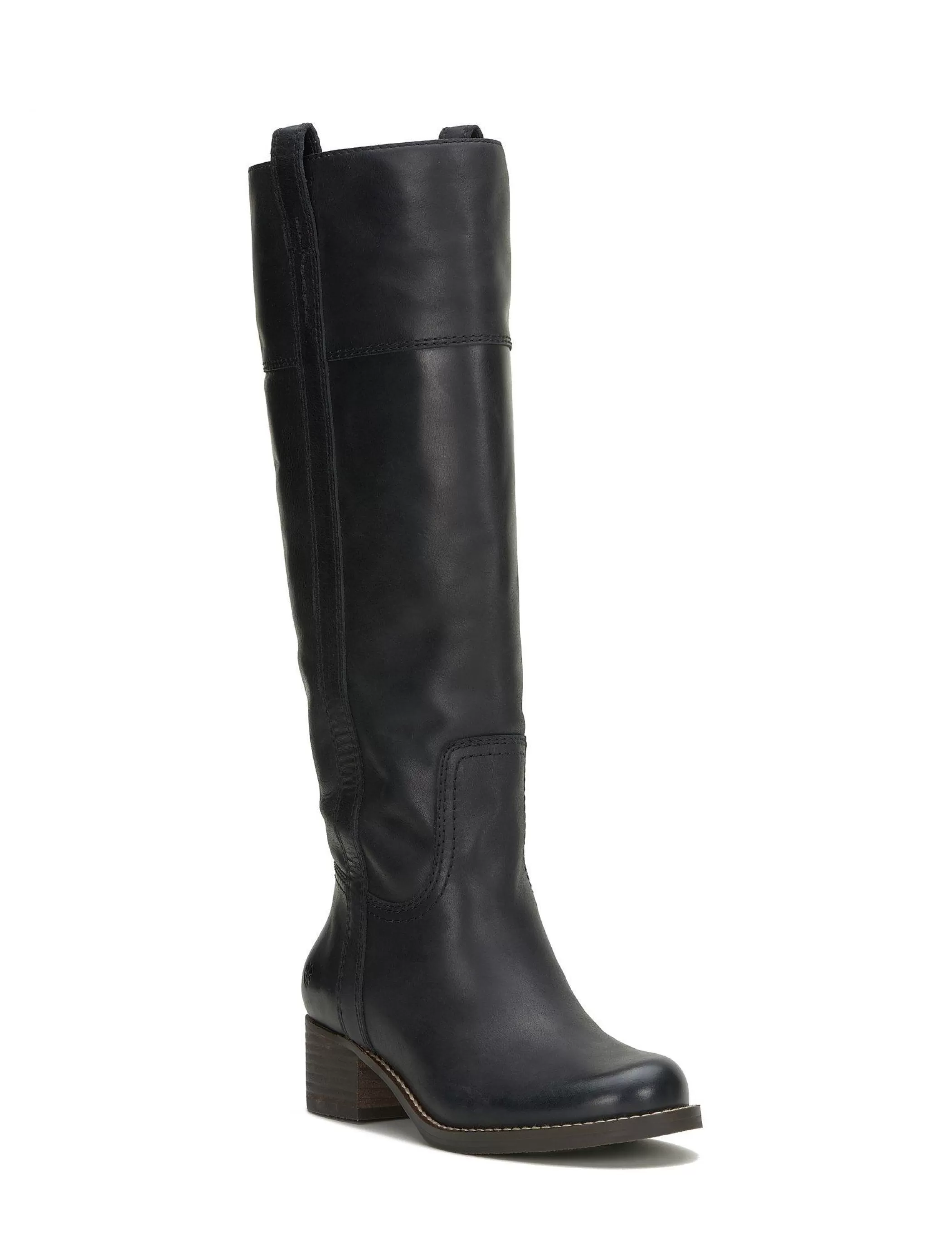 Lucky Brand Shoes*hybiscus leather knee high boot black